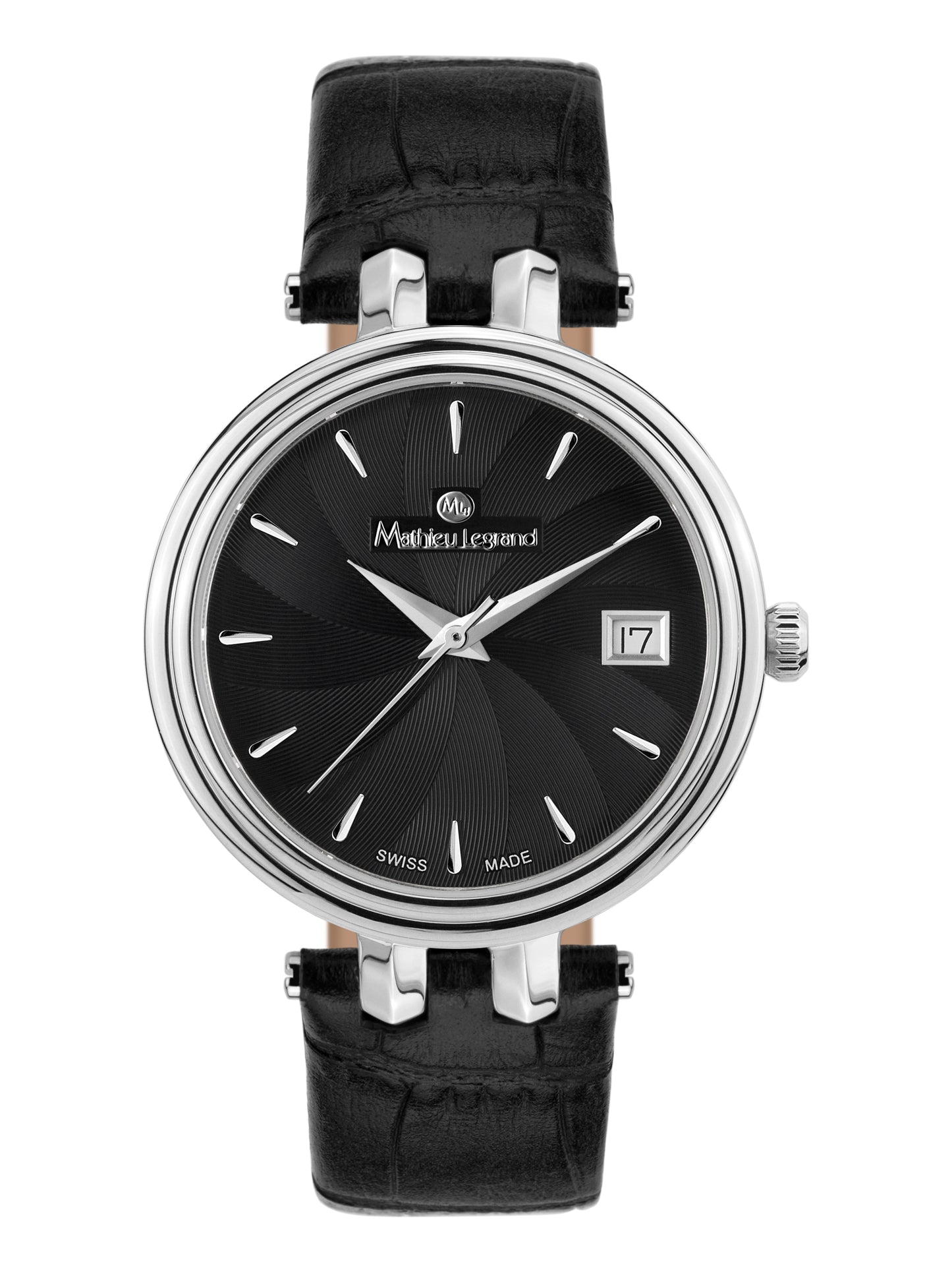 Automatic watches — Rayon de Lune — Mathieu Legrand — steel black