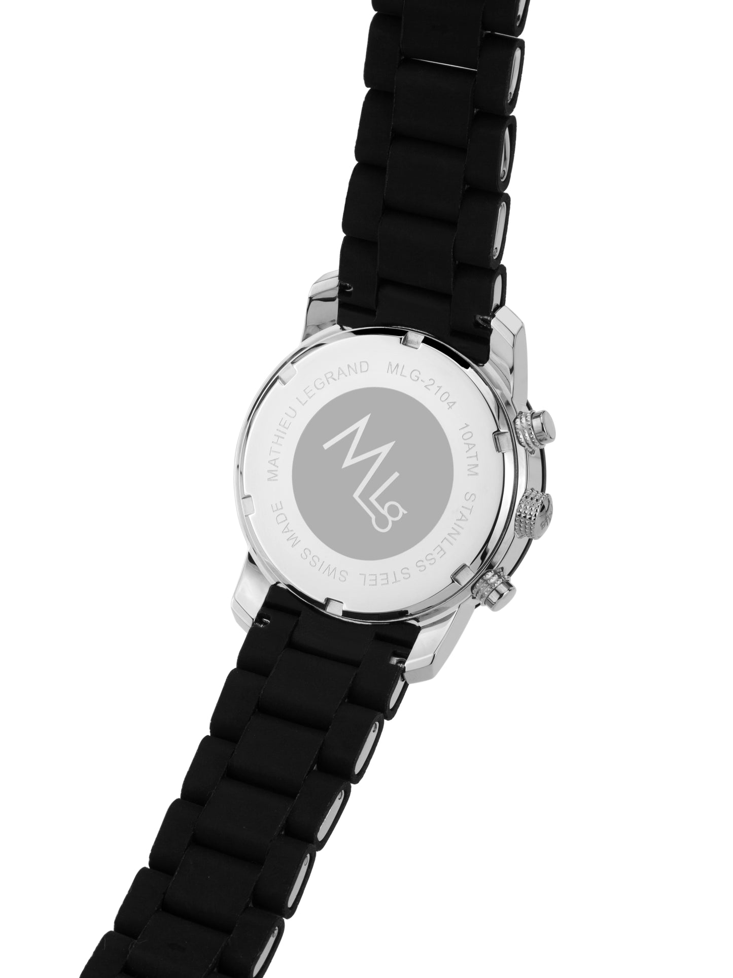 Automatic watches — Nacré — Mathieu Legrand — steel black silicone