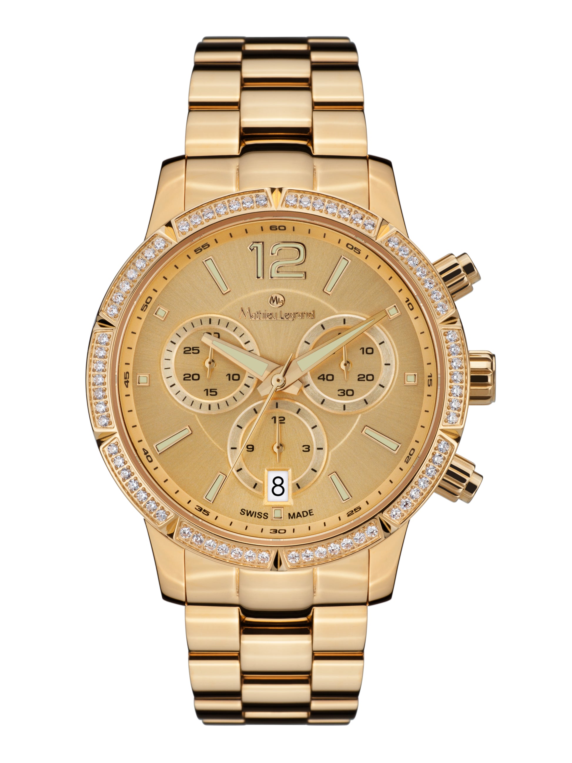 Automatic watches — Éclatante — Mathieu Legrand — gold IP steel