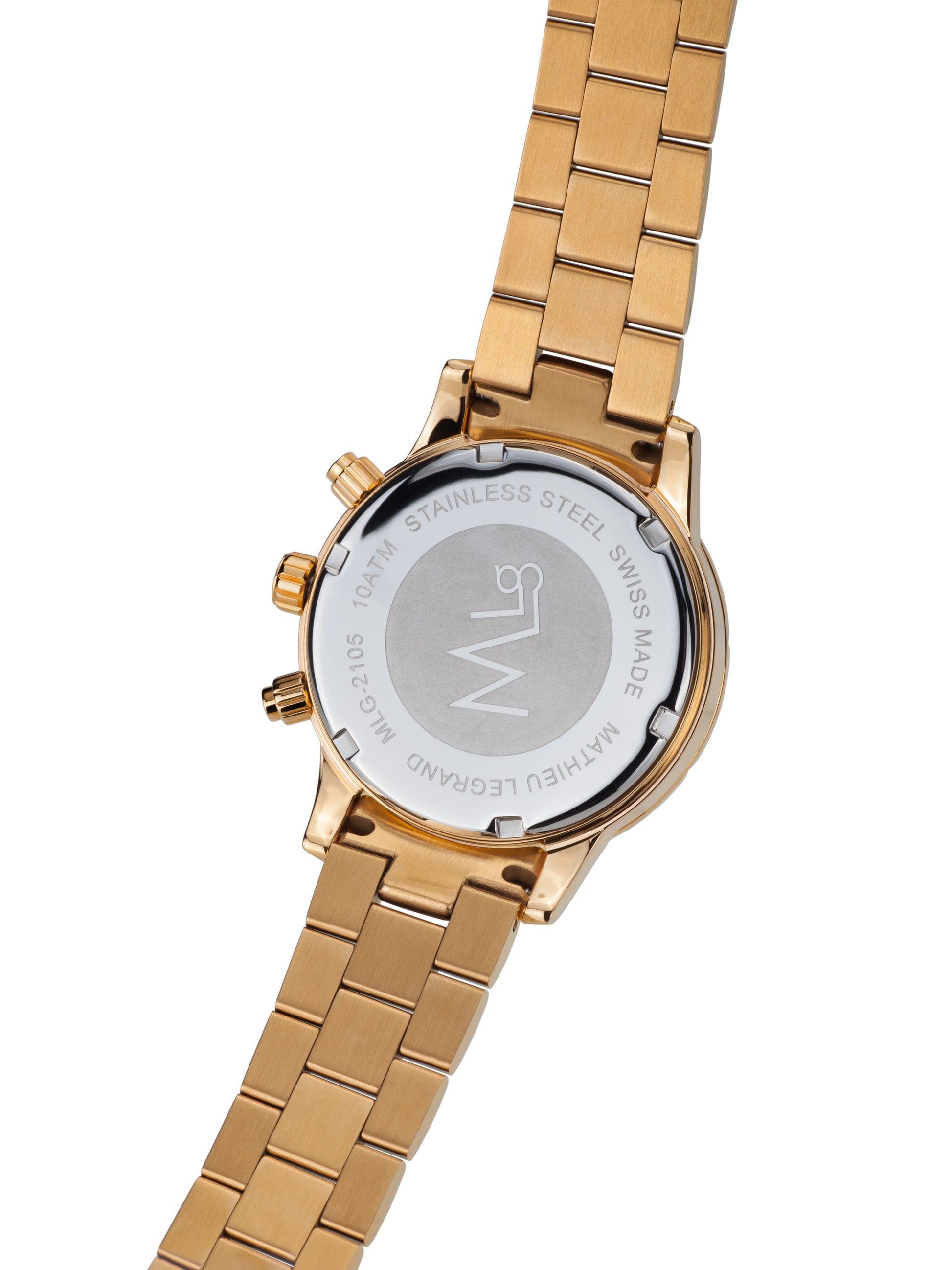 Automatic watches — Éclatante — Mathieu Legrand — gold IP black steel