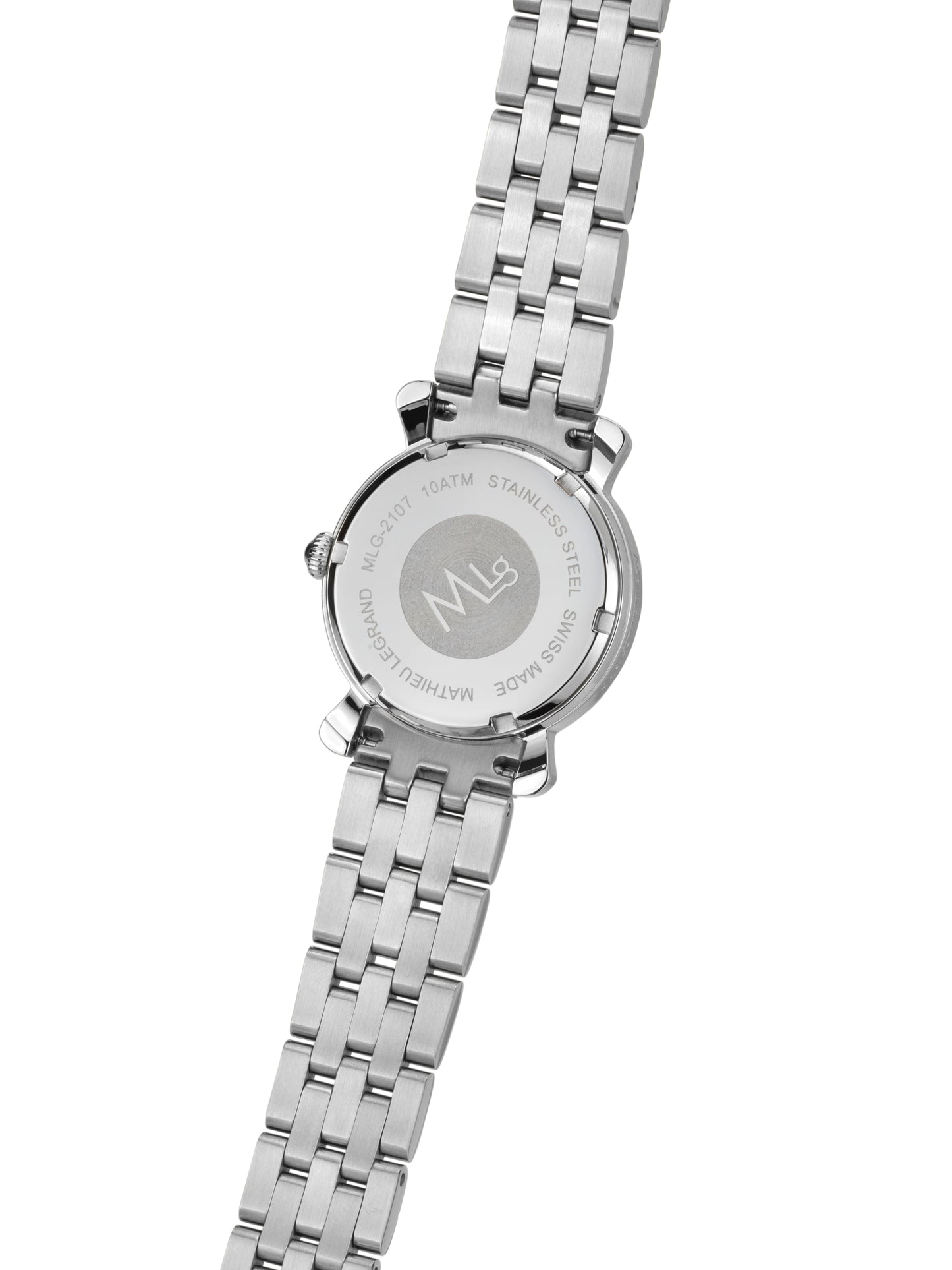 Automatic watches — Les Vagues — Mathieu Legrand — steel silver