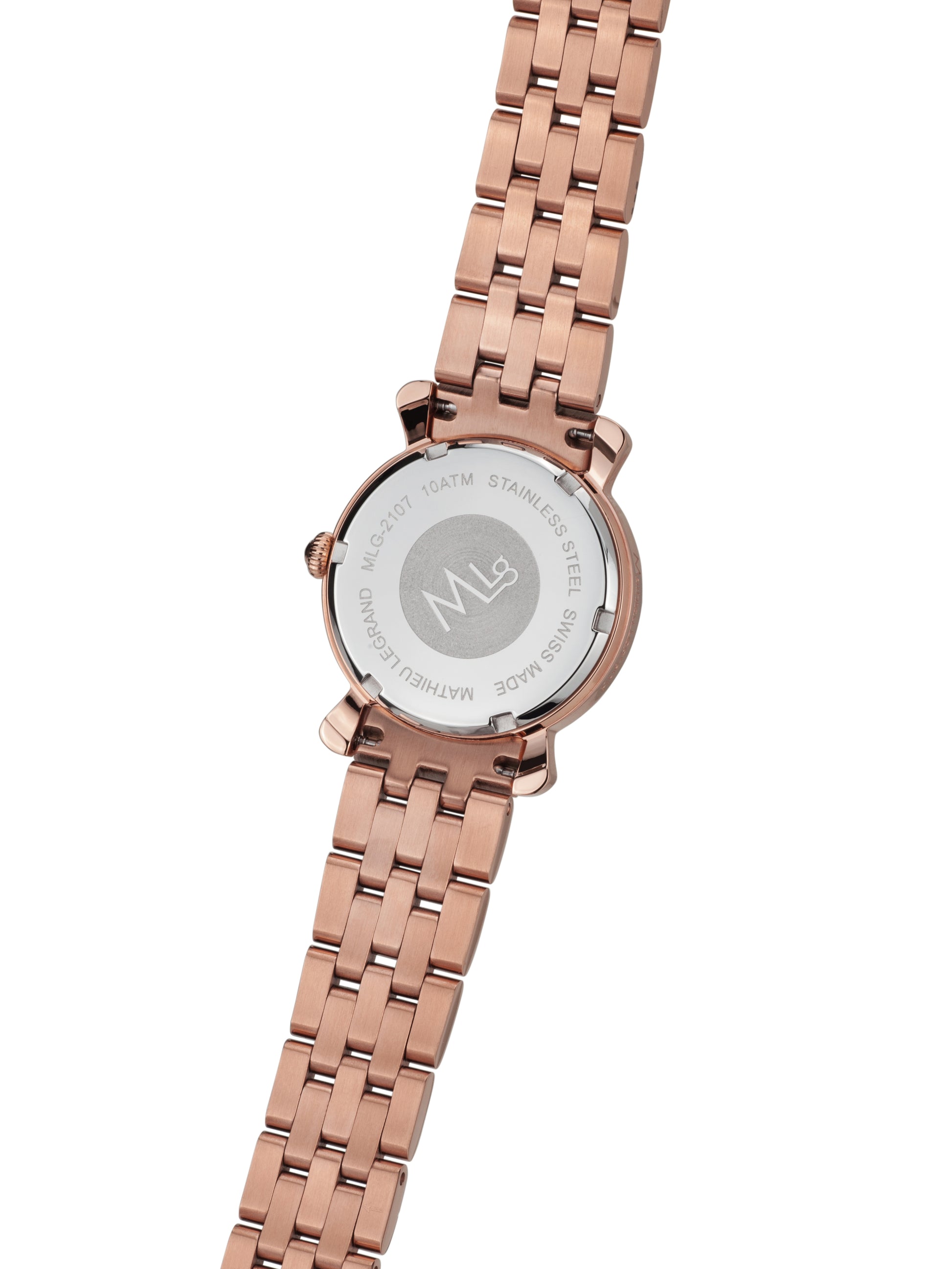 Automatic watches — Les Vagues — Mathieu Legrand — rosegold IP silver