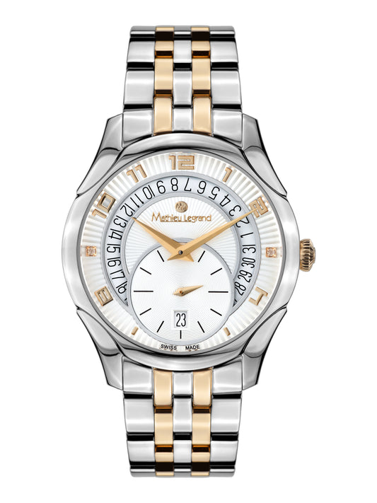 Automatic watches — Seconde Majeure — Mathieu Legrand — gold IP silver two tone
