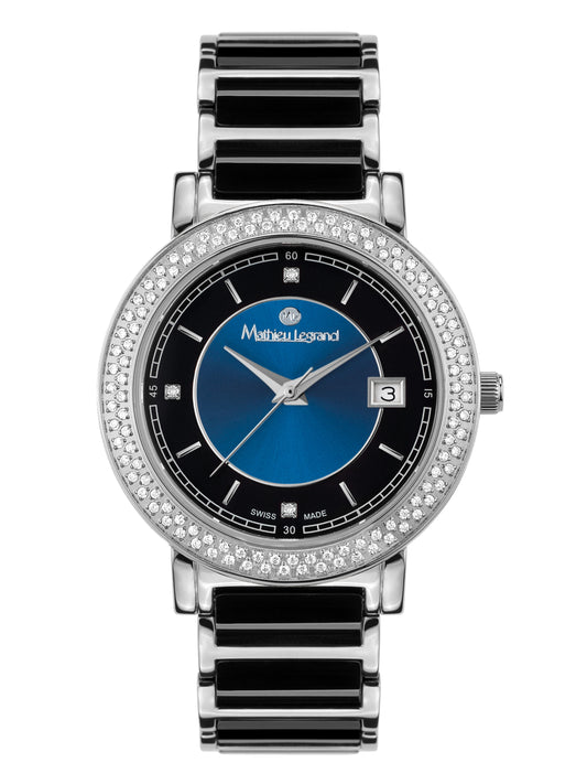 Automatic watches — Ciel d´Etoiles — Mathieu Legrand — steel ceramic black blue