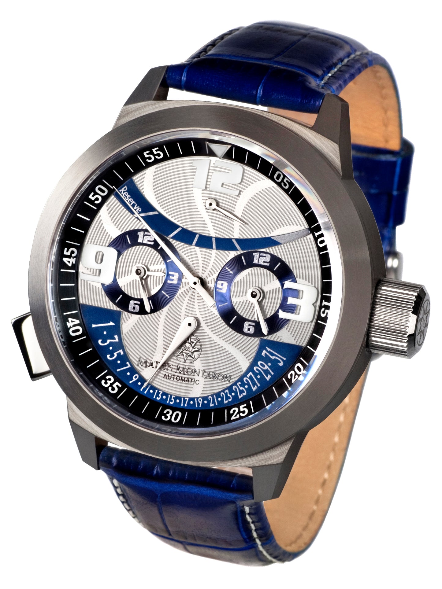 Automatic watches — Réserve de Marche — Mathis Montabon — blau