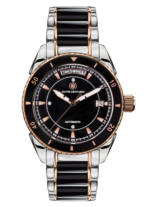 Automatic watches — La Magnifique — Mathis Montabon — rosegold schwarz