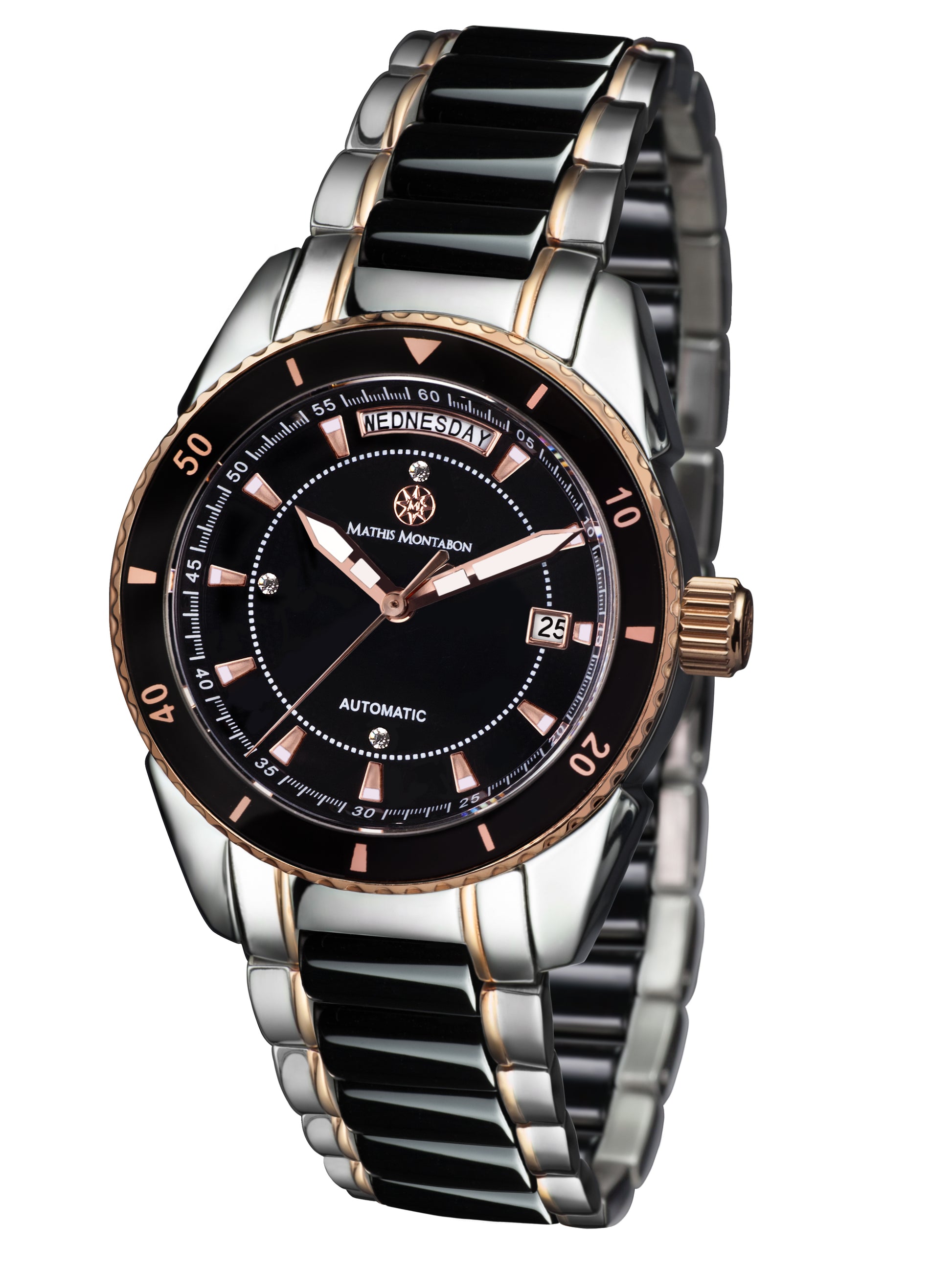 Automatic watches — La Magnifique — Mathis Montabon — rosegold schwarz