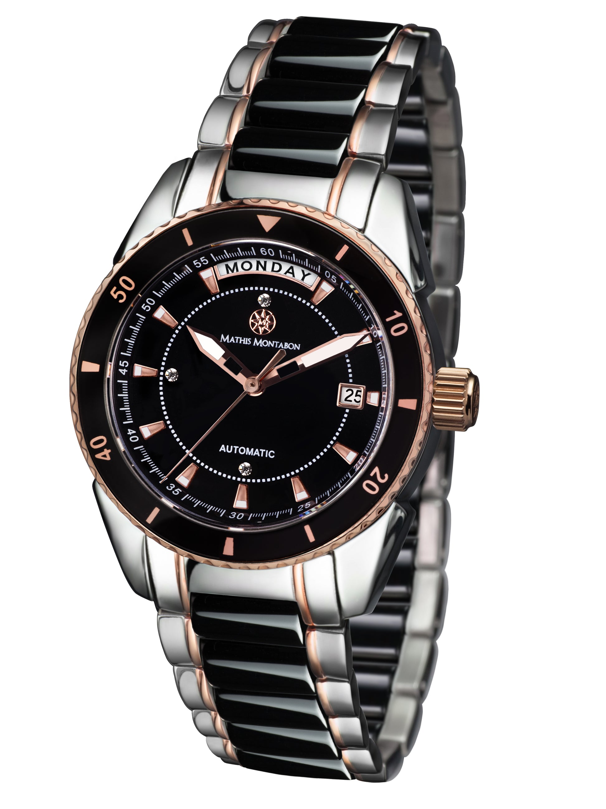 Automatic watches — La Magnifique — Mathis Montabon — rosegold schwarz II