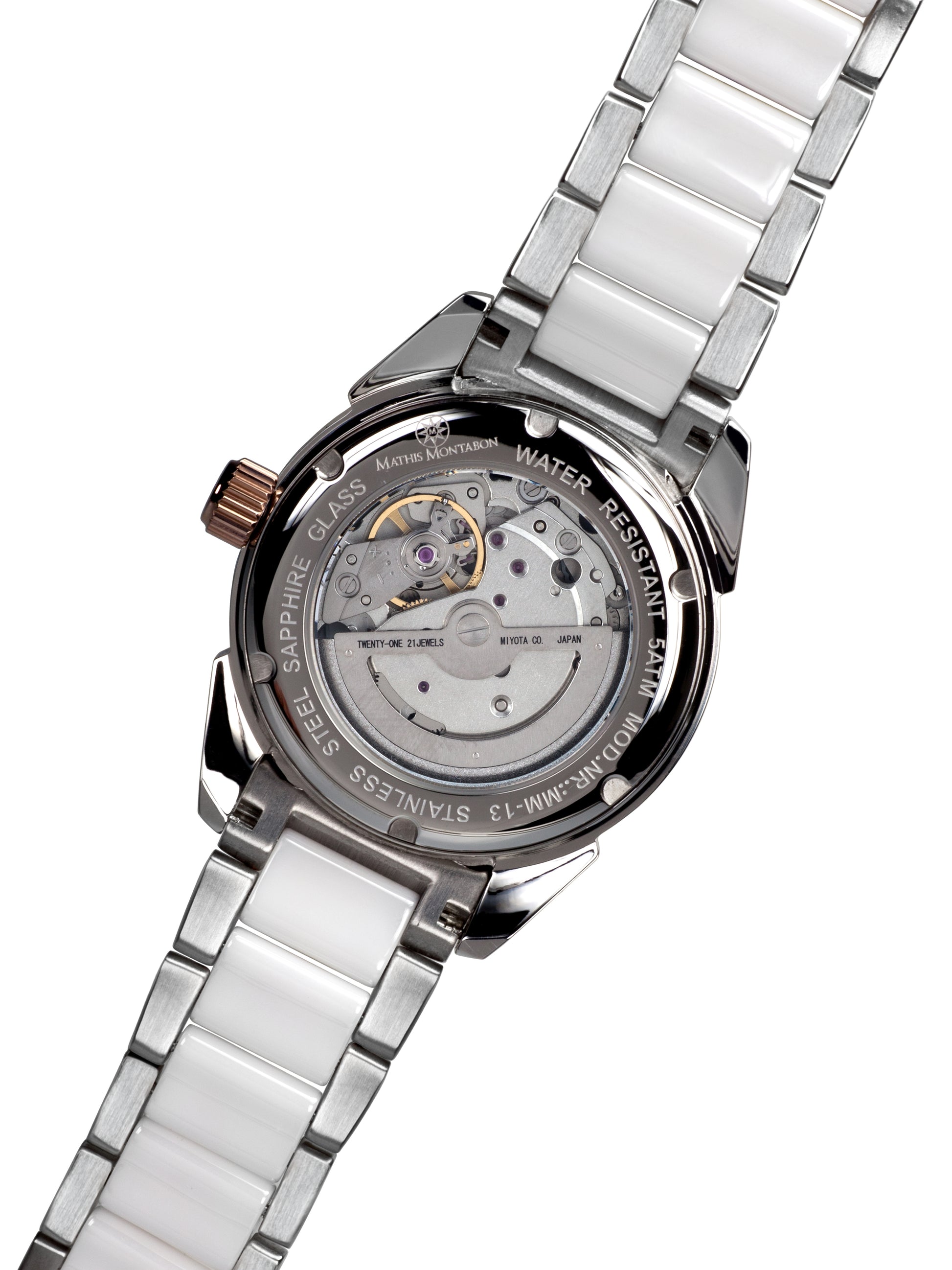 Automatic watches — La Magnifique — Mathis Montabon — rosegold weiss Zirkonia II