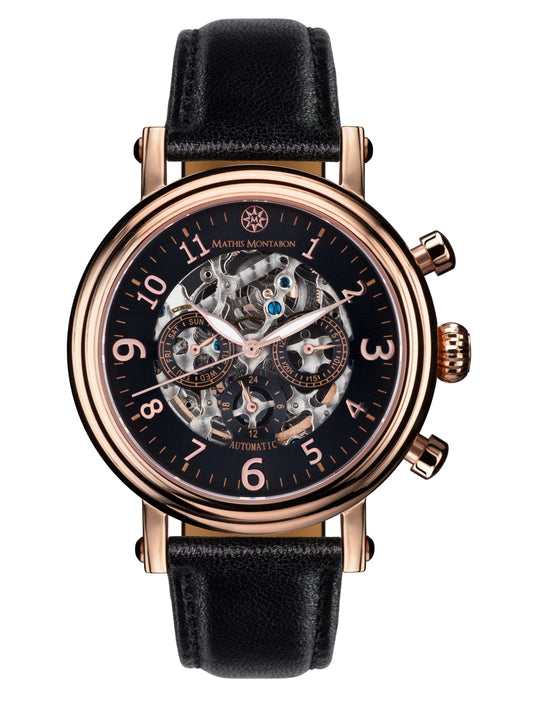 Automatic watches — Executive — Mathis Montabon — rosegold schwarz