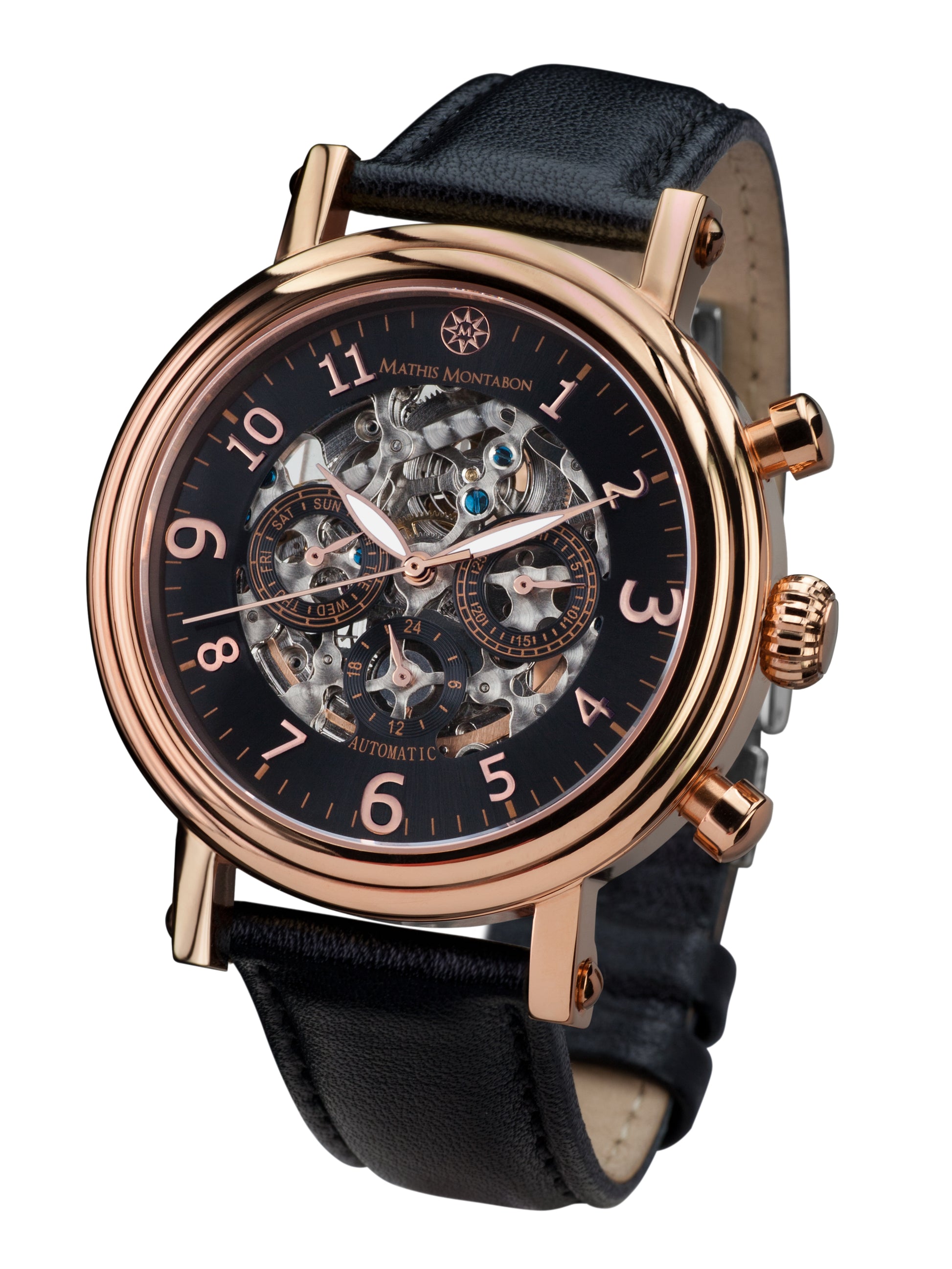 Automatic watches — Executive — Mathis Montabon — rosegold schwarz
