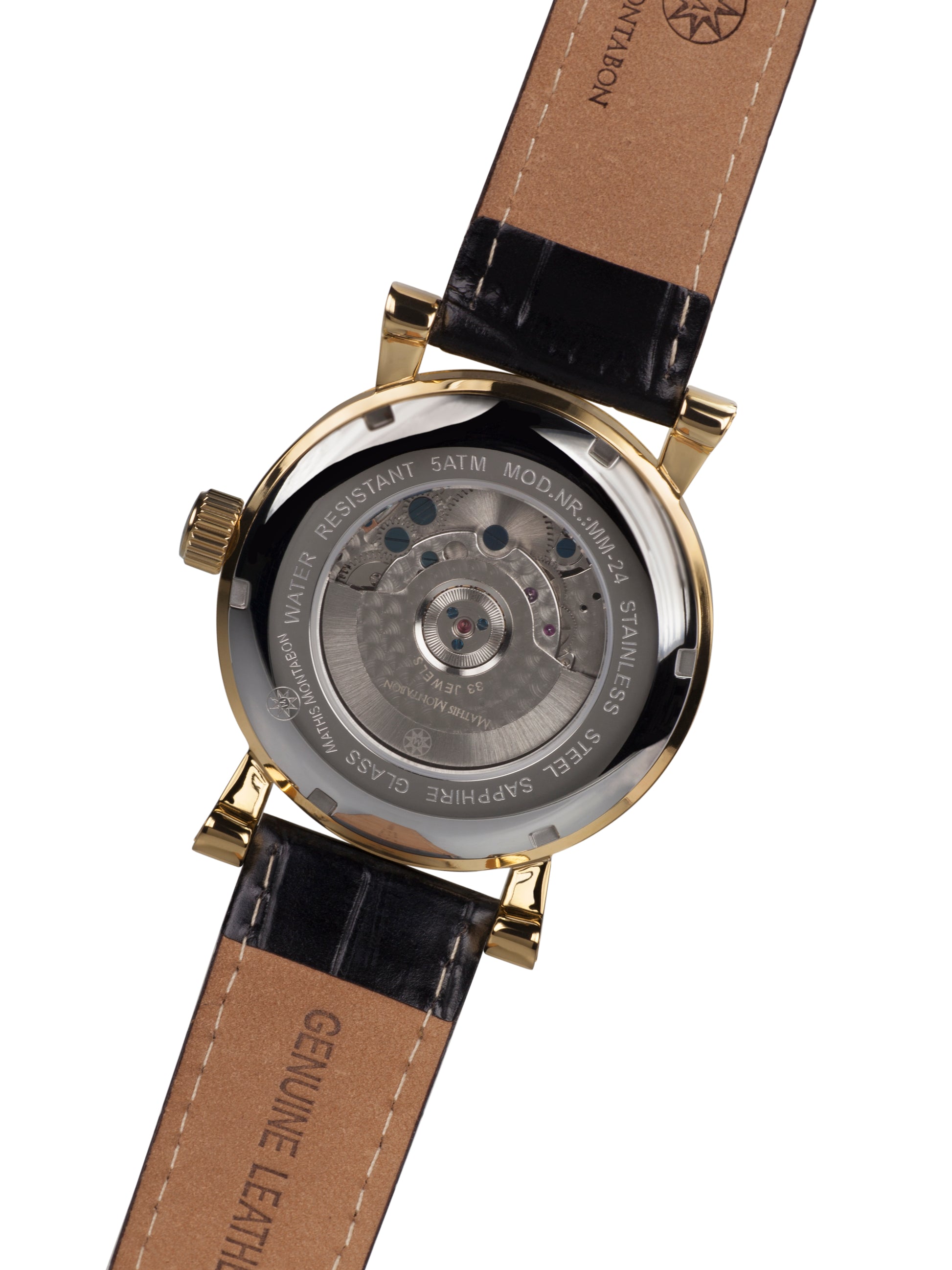 Automatic watches — Retrograde Date — Mathis Montabon — gold schwarz