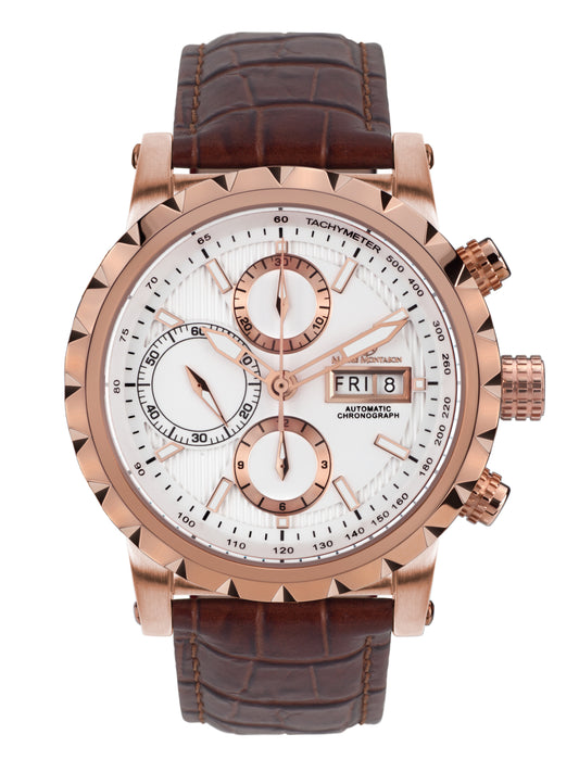 Automatic watches — Le Chronographe — Mathis Montabon — rosegold weiss