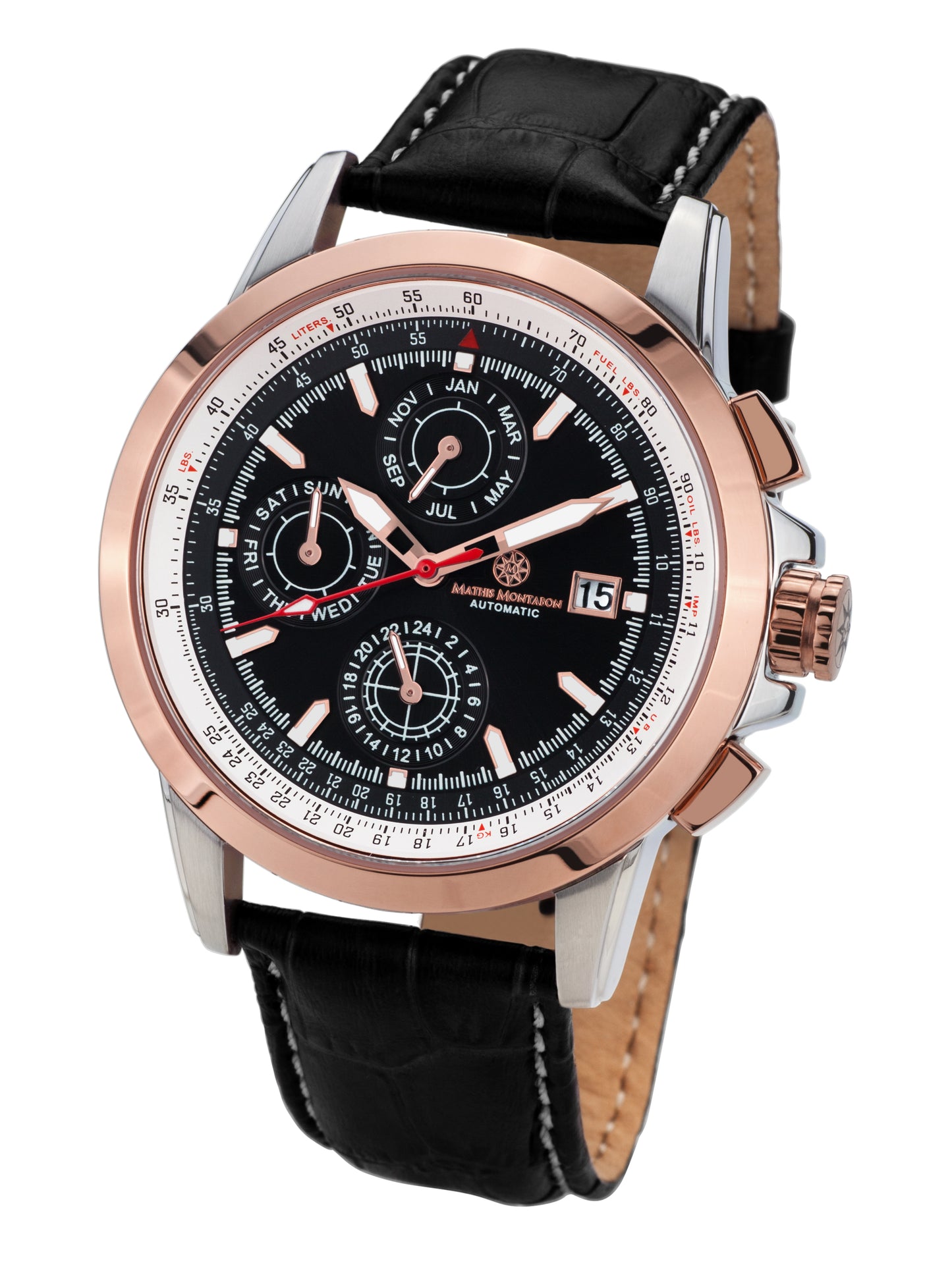 Automatic watches — Aerotime — Mathis Montabon — rosegold schwarz