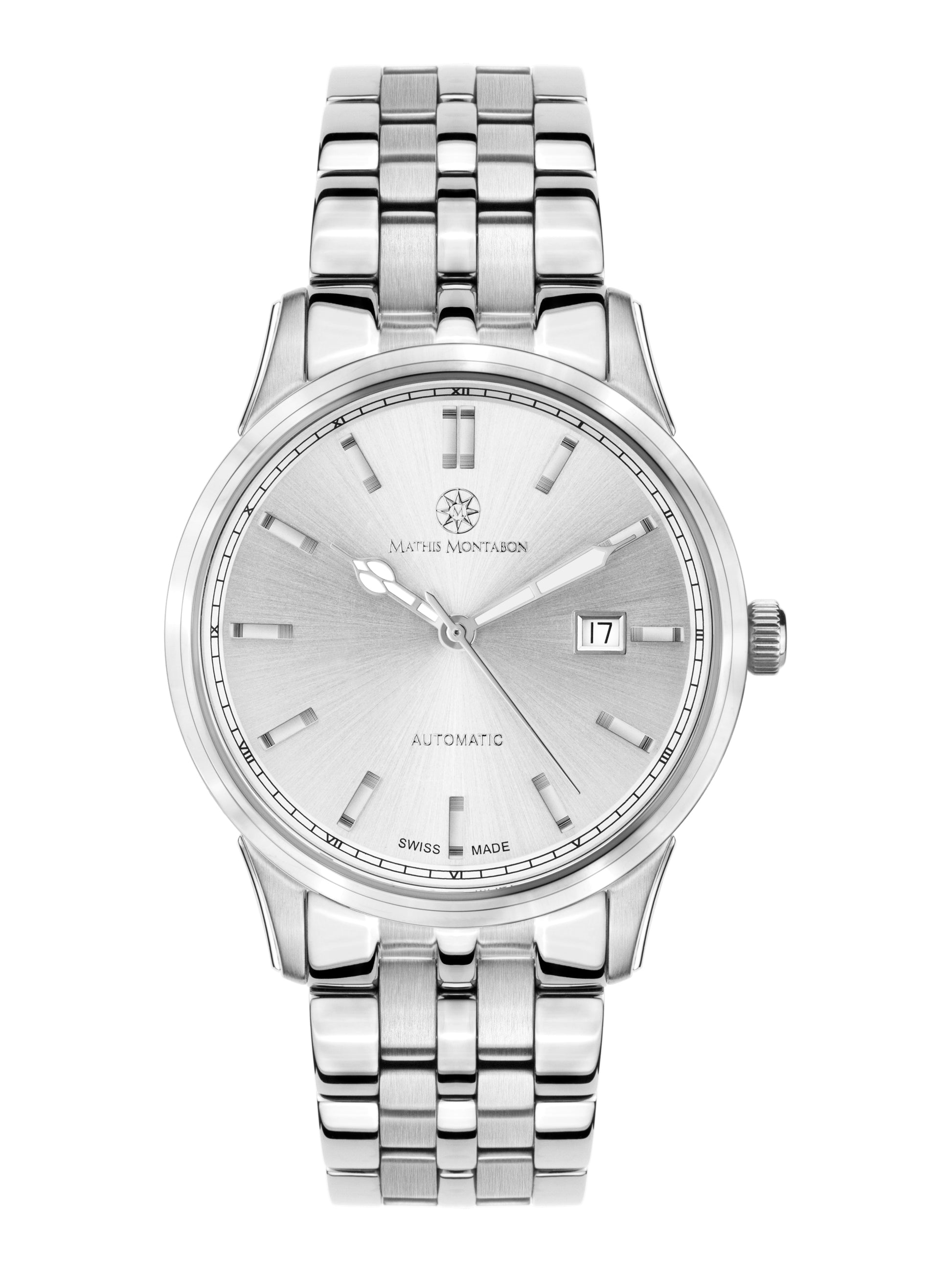 Automatic watches — Elégance de Suisse — Mathis Montabon — Stahl Silber