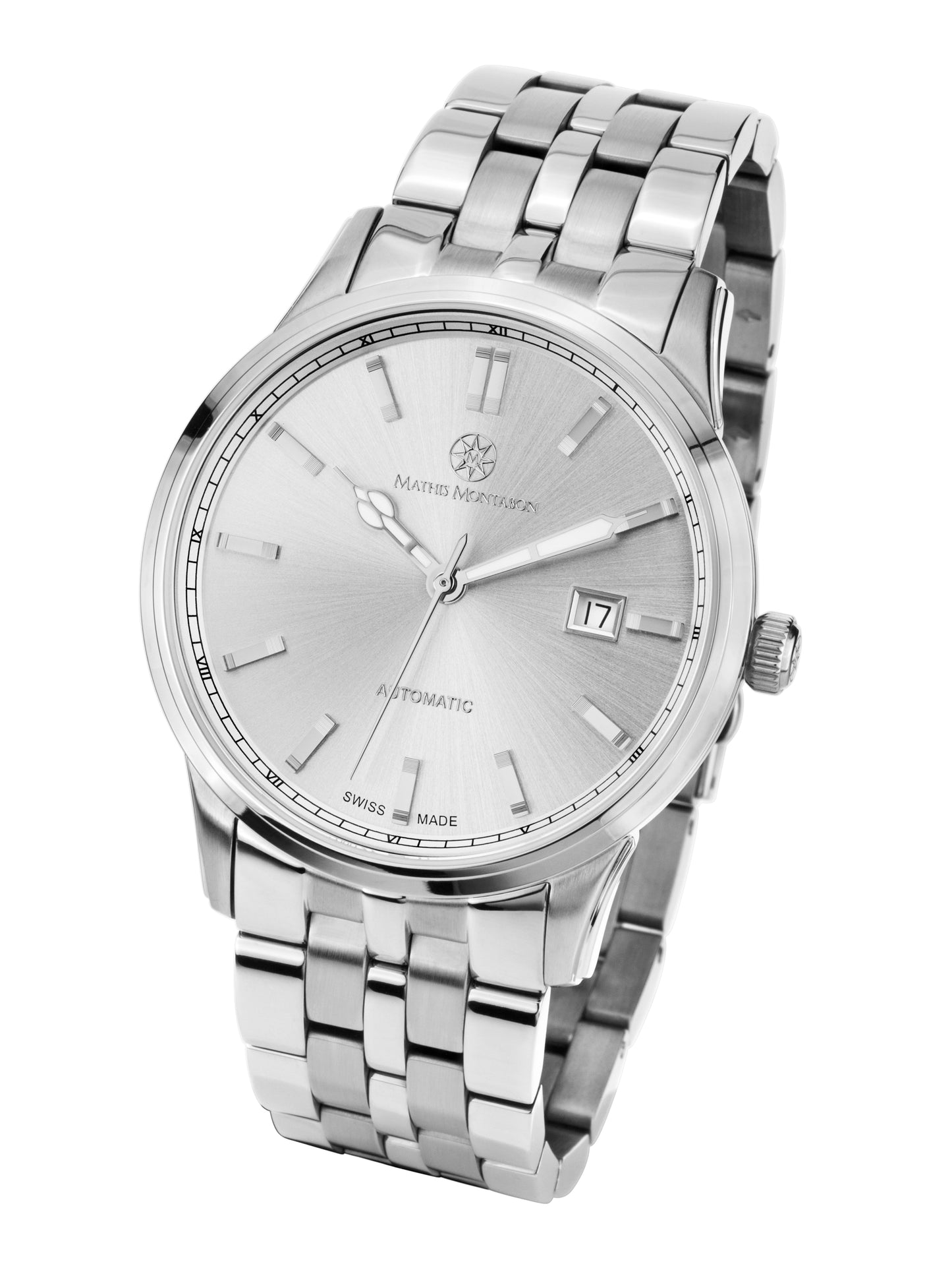 Automatic watches — Elégance de Suisse — Mathis Montabon — Stahl Silber
