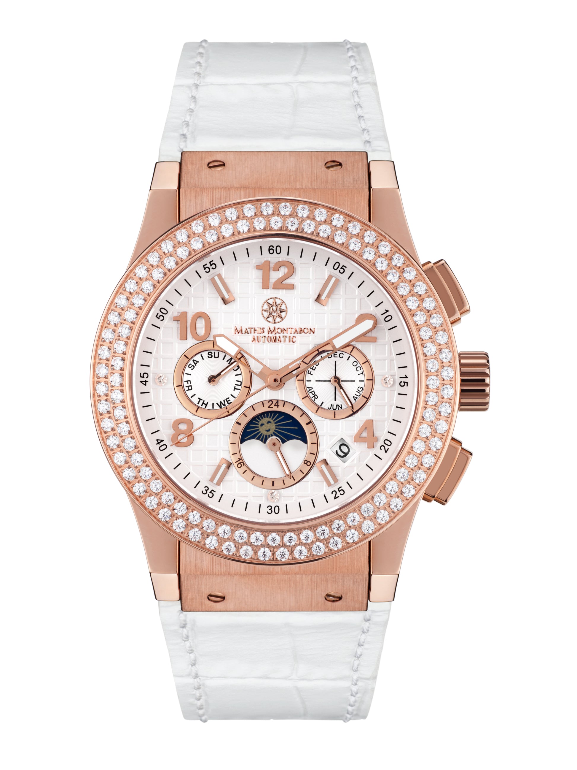 Automatic watches — Noblesse Lady — Mathis Montabon — rosegold white