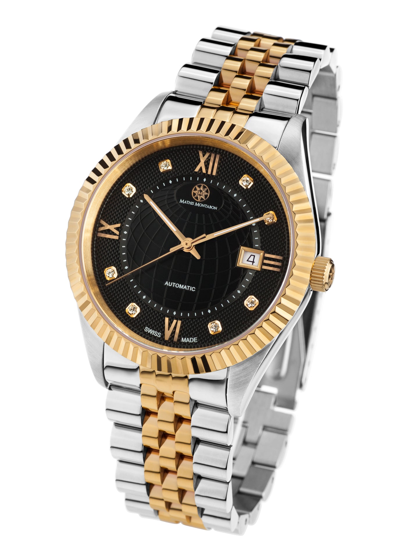 Automatic watches — Beauté de Suisse — Mathis Montabon — Gold IP Schwarz Two Tone