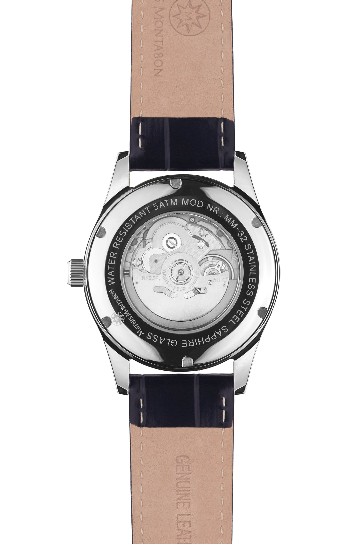 Automatic watches — Héritage — Mathis Montabon — schwarz Leder