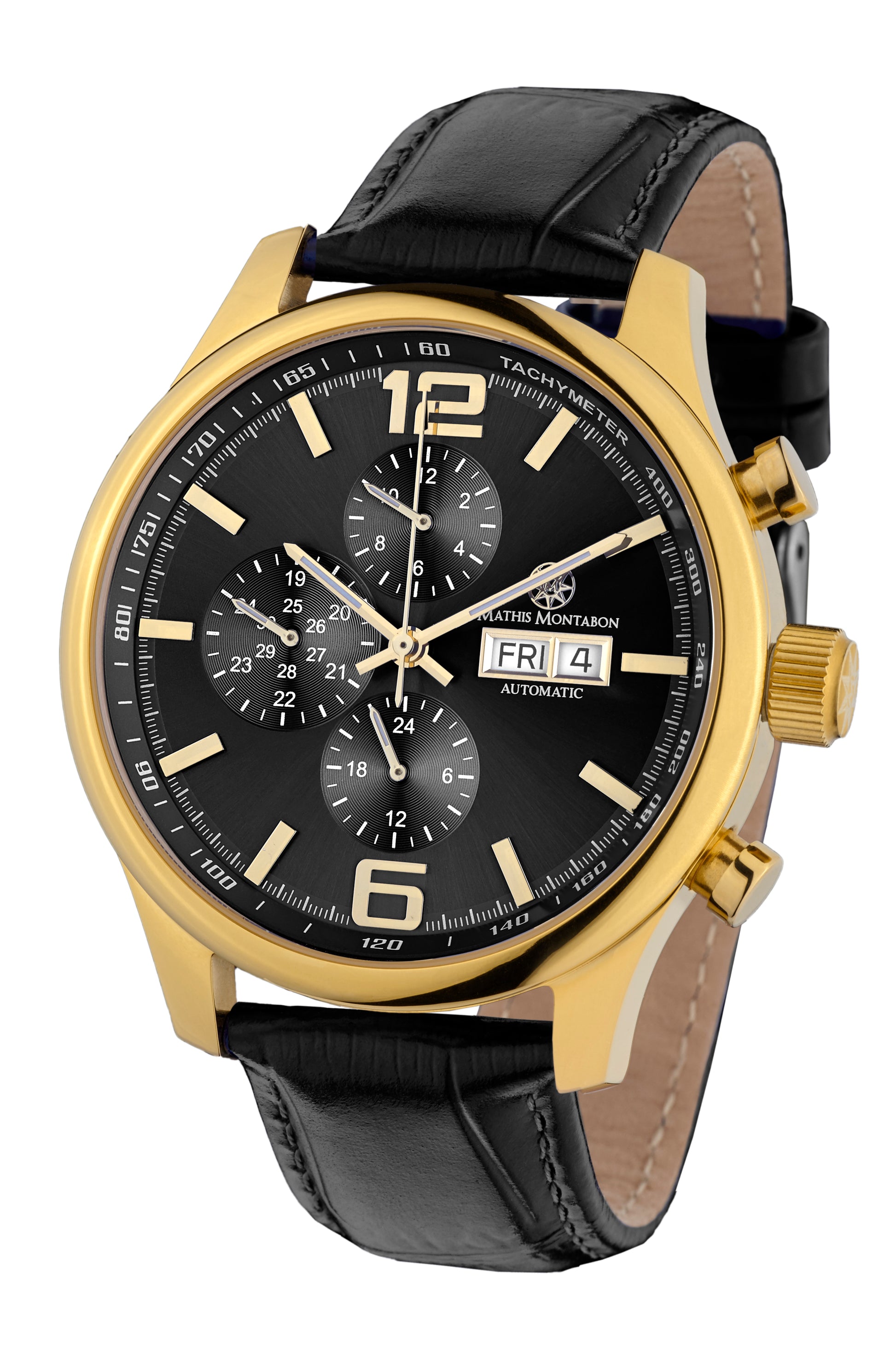 Automatic watches — Grande Date II — Mathis Montabon — gold black