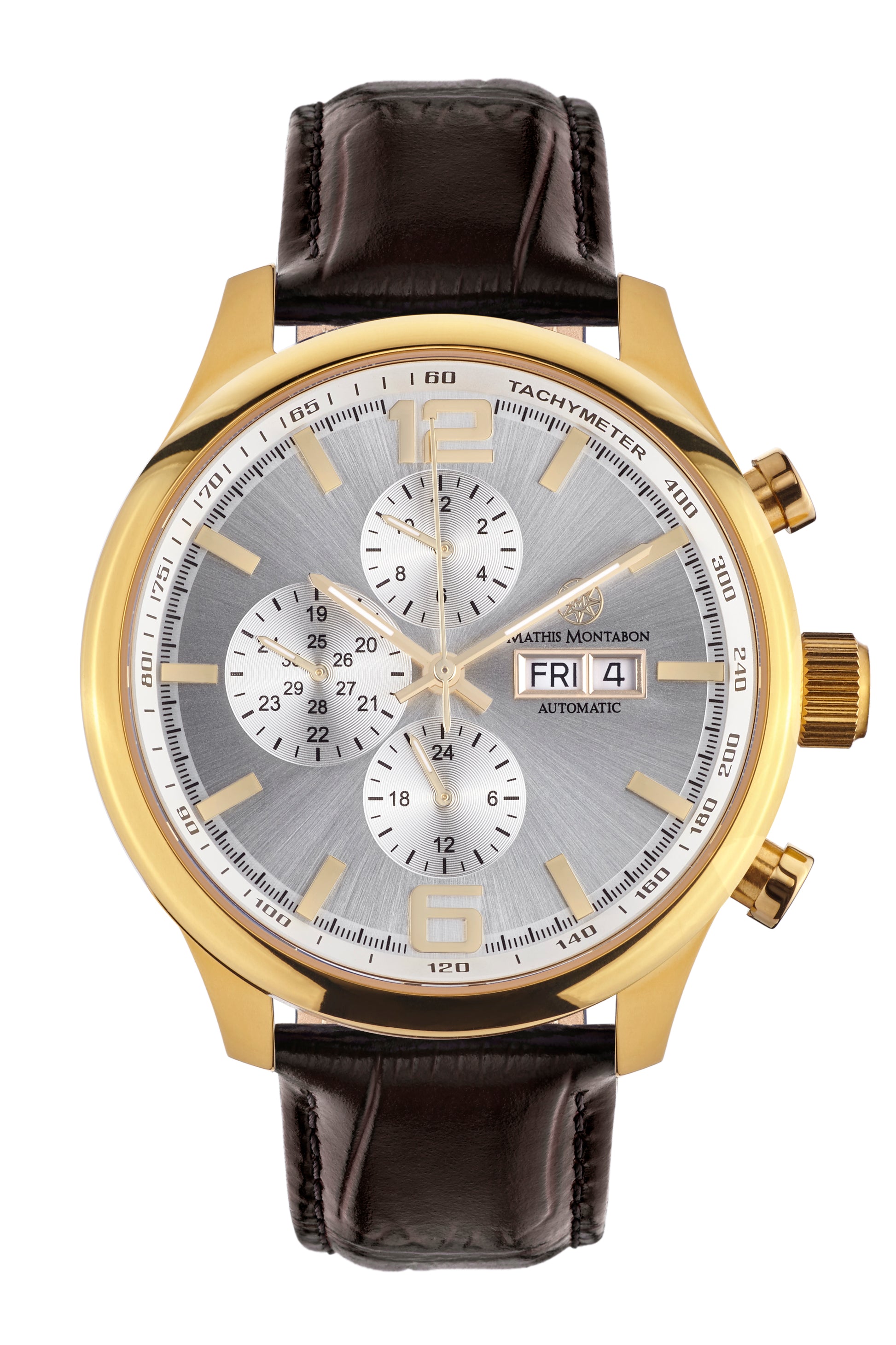 Automatic watches — Grande Date II — Mathis Montabon — gold silver