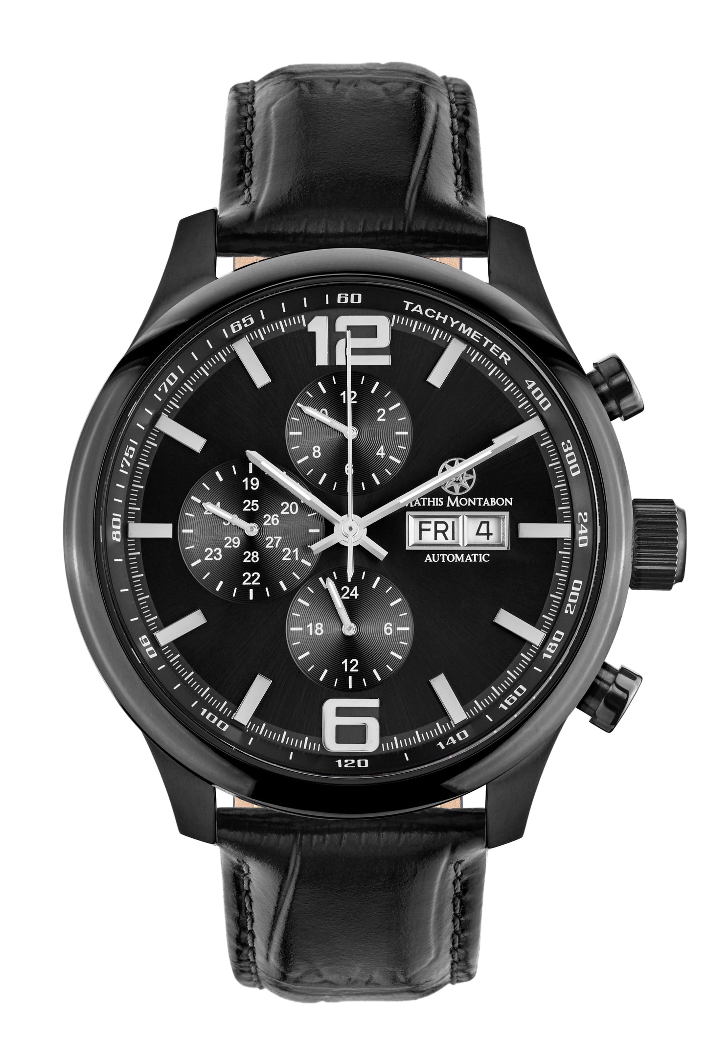 Automatic watches — Grande Date II — Mathis Montabon — IP schwarz