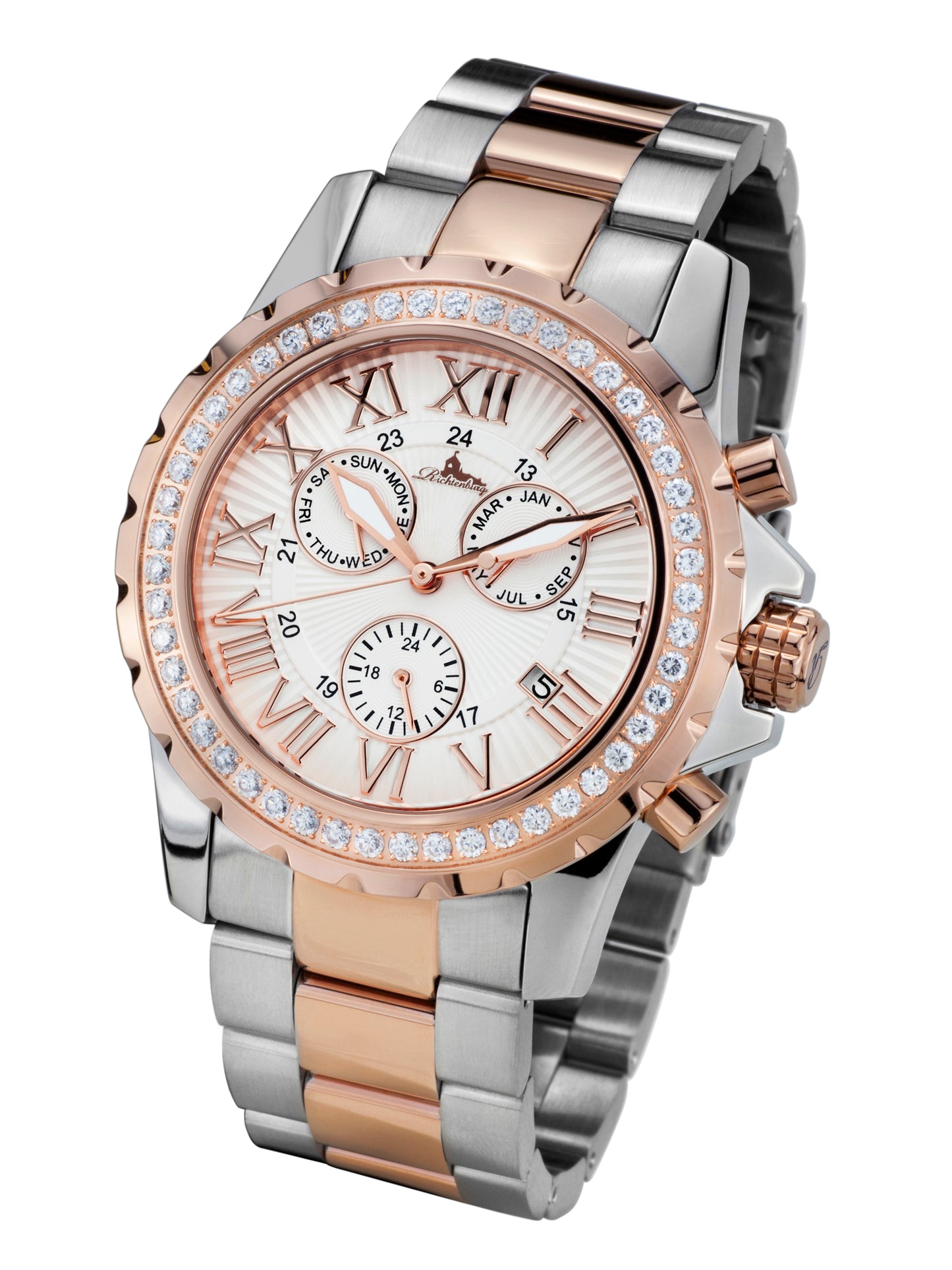 Automatic watches — Romantica — Richtenburg — rosegold IP silver two-tone steel