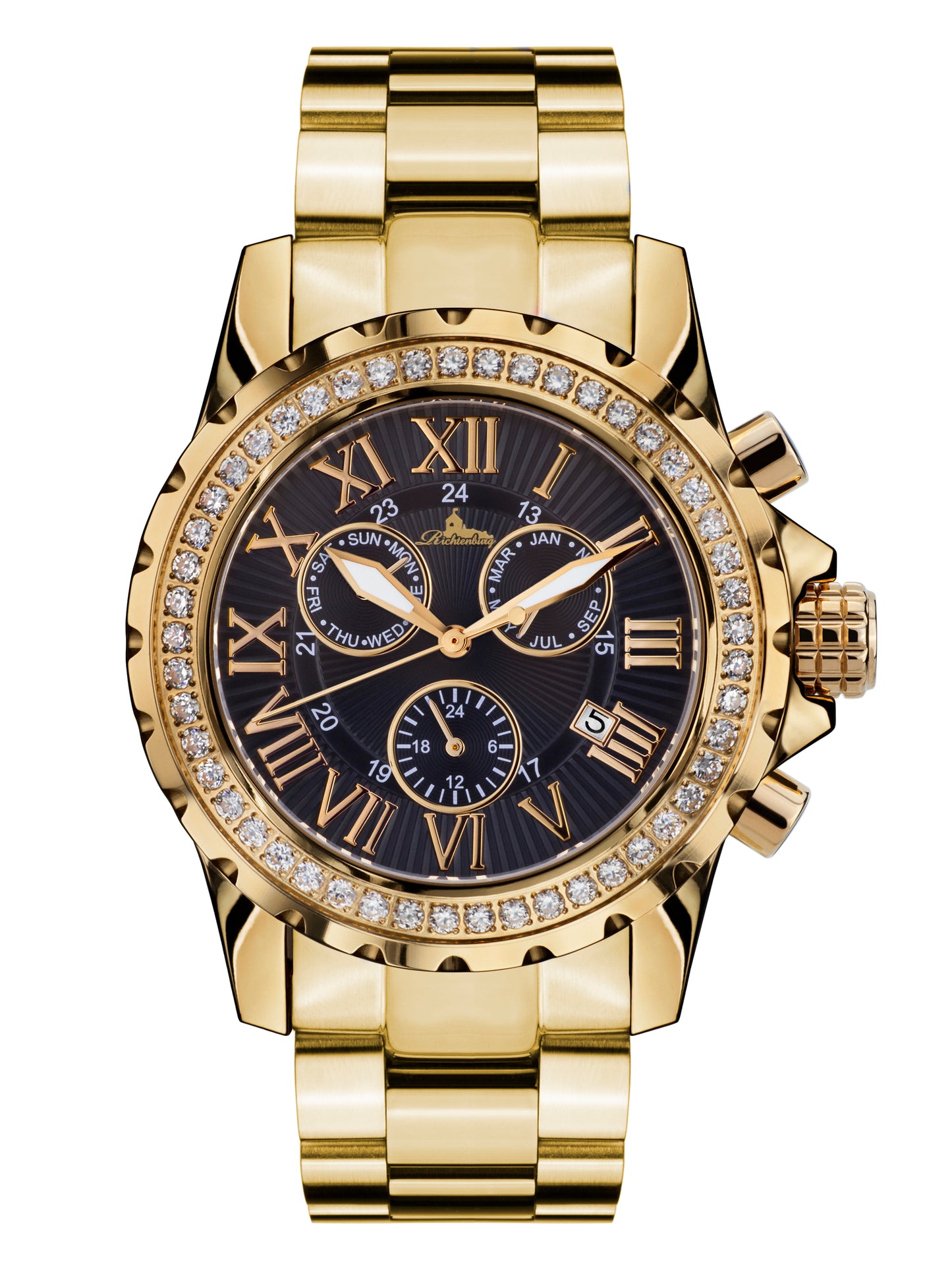 Automatic watches — Romantica — Richtenburg — gold IP black steel