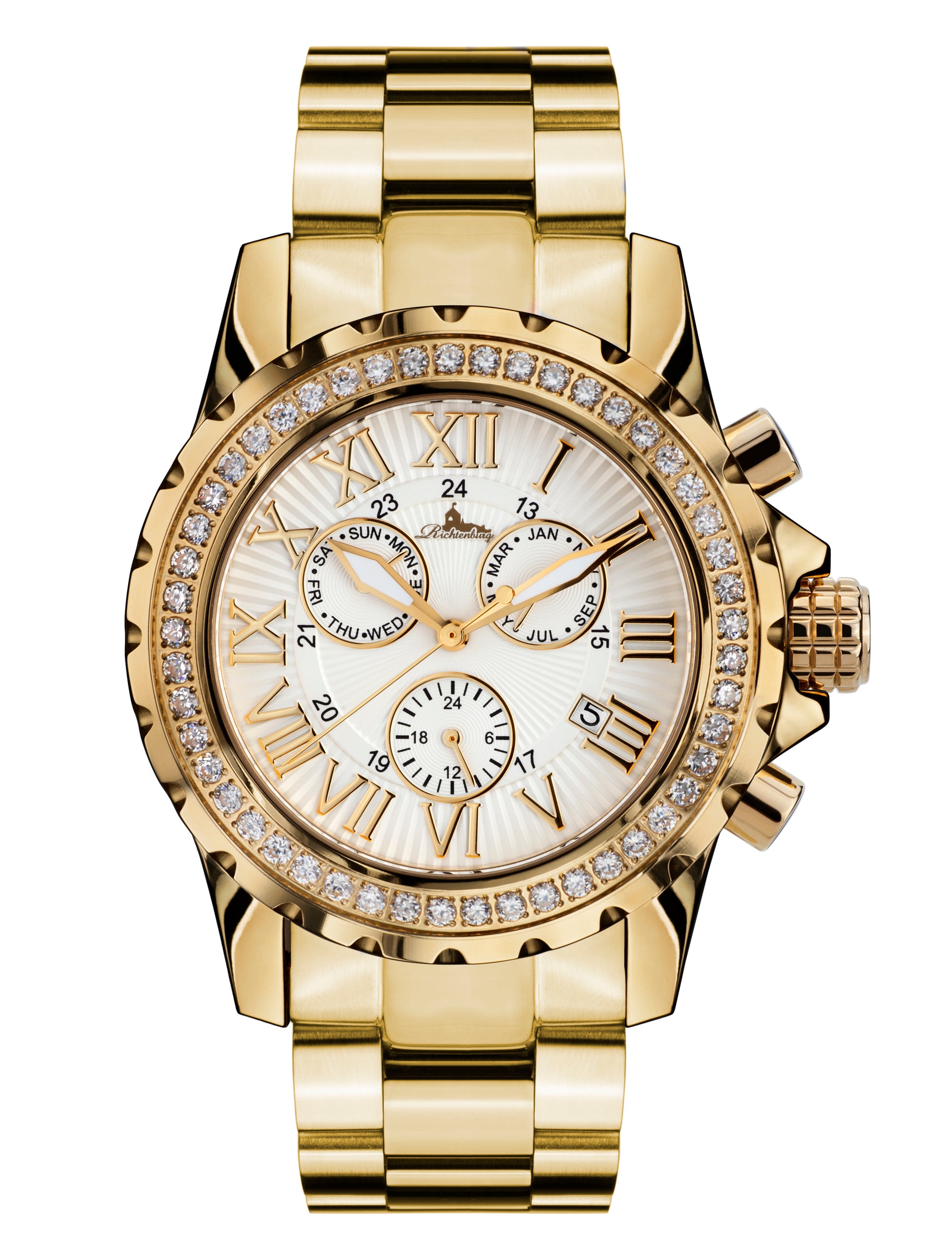 Automatic watches — Romantica — Richtenburg — gold IP silver steel