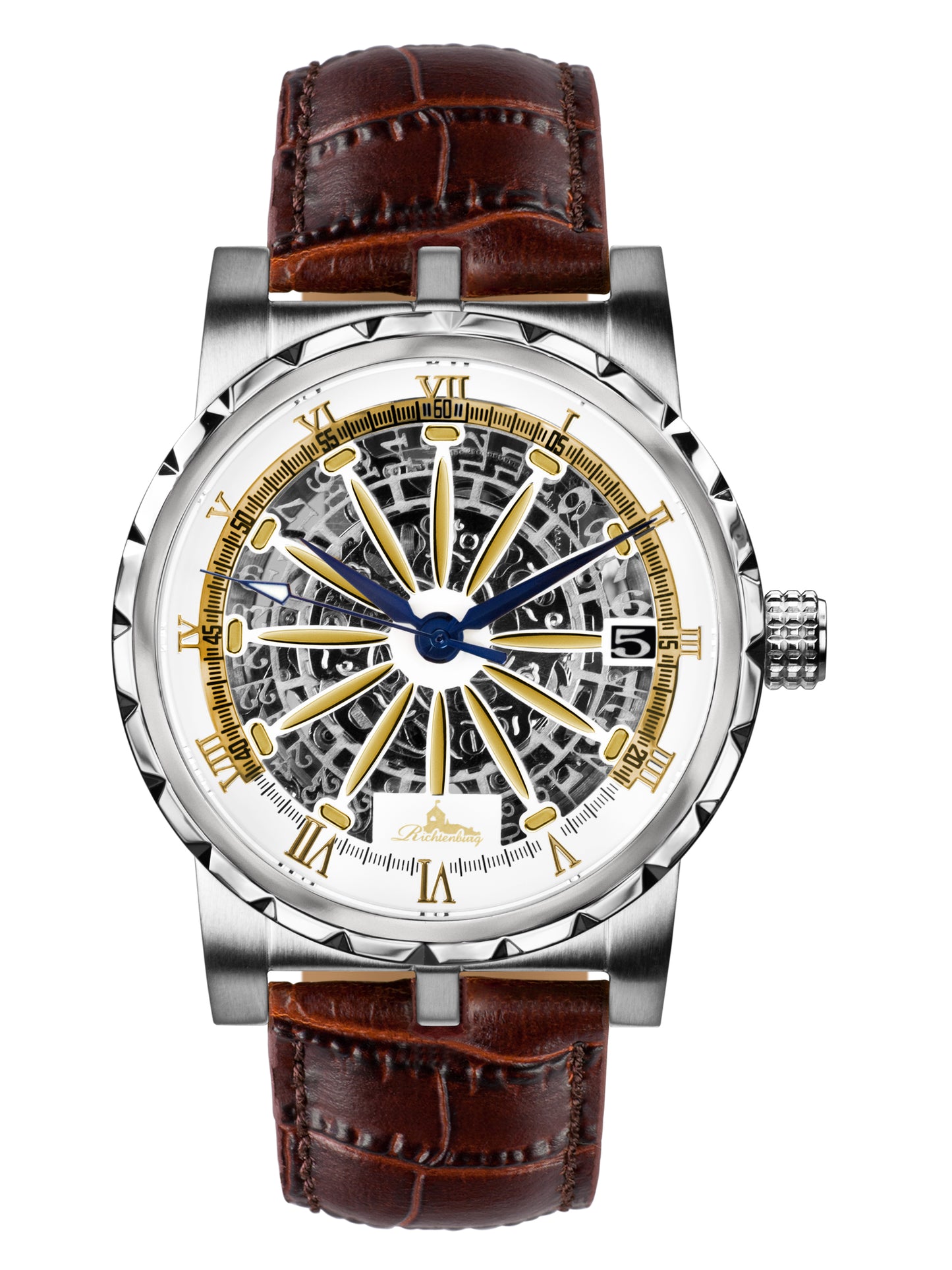 Automatic watches — Arkadius — Richtenburg — brown steel II