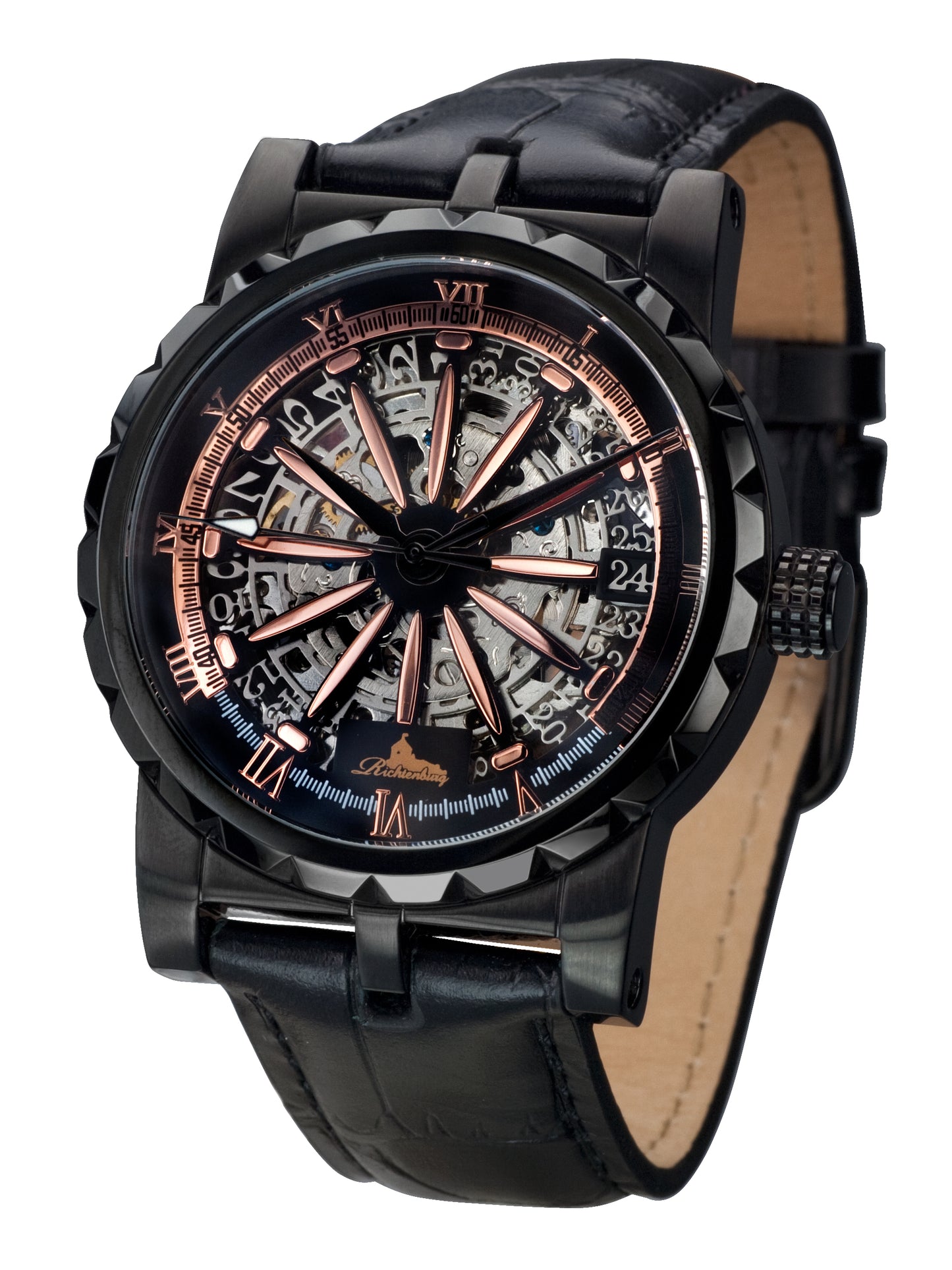 Automatic watches — Arkadius — Richtenburg — rosegold black IP II