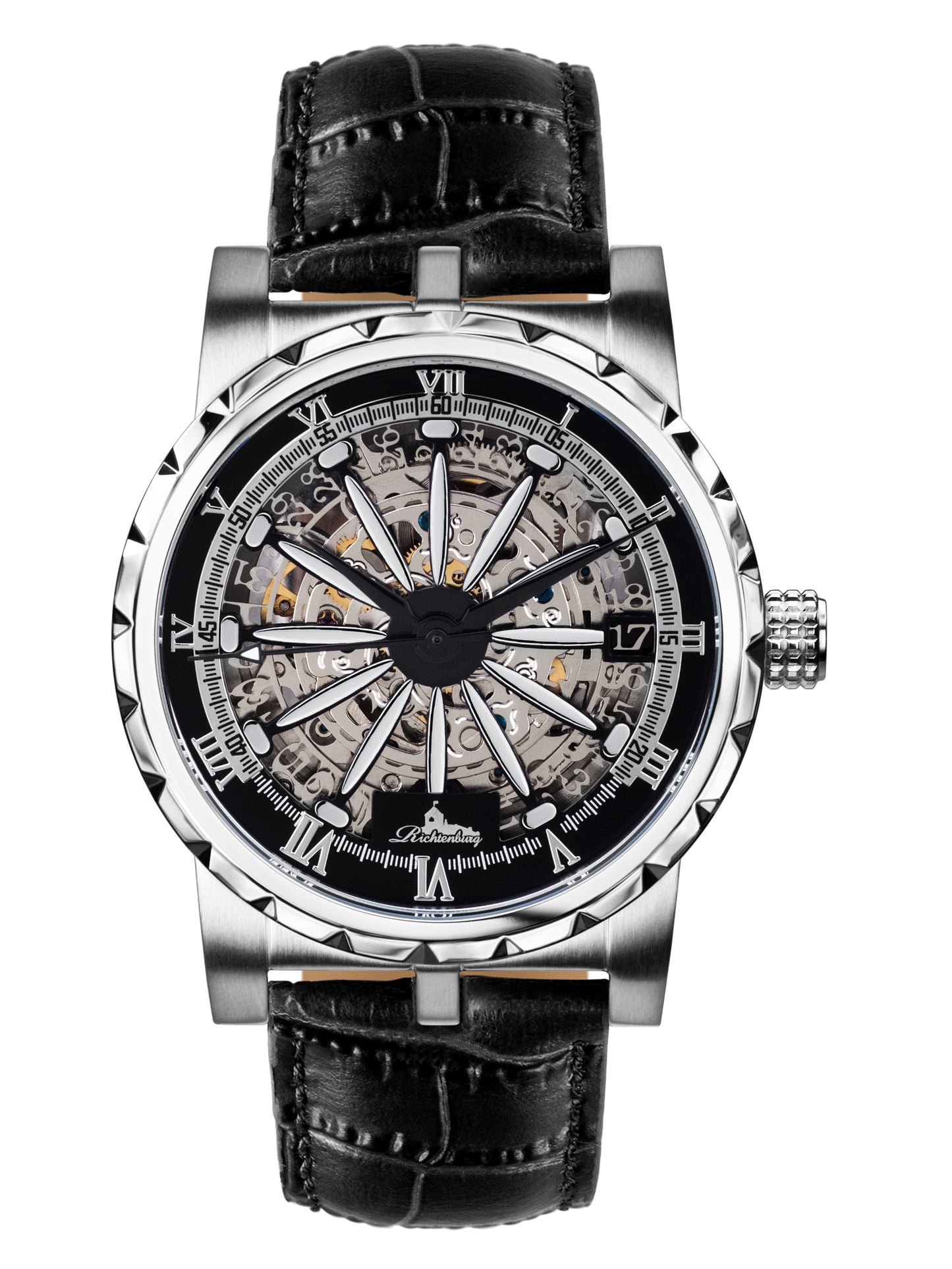 Automatic watches — Arkadius — Richtenburg — black steel II