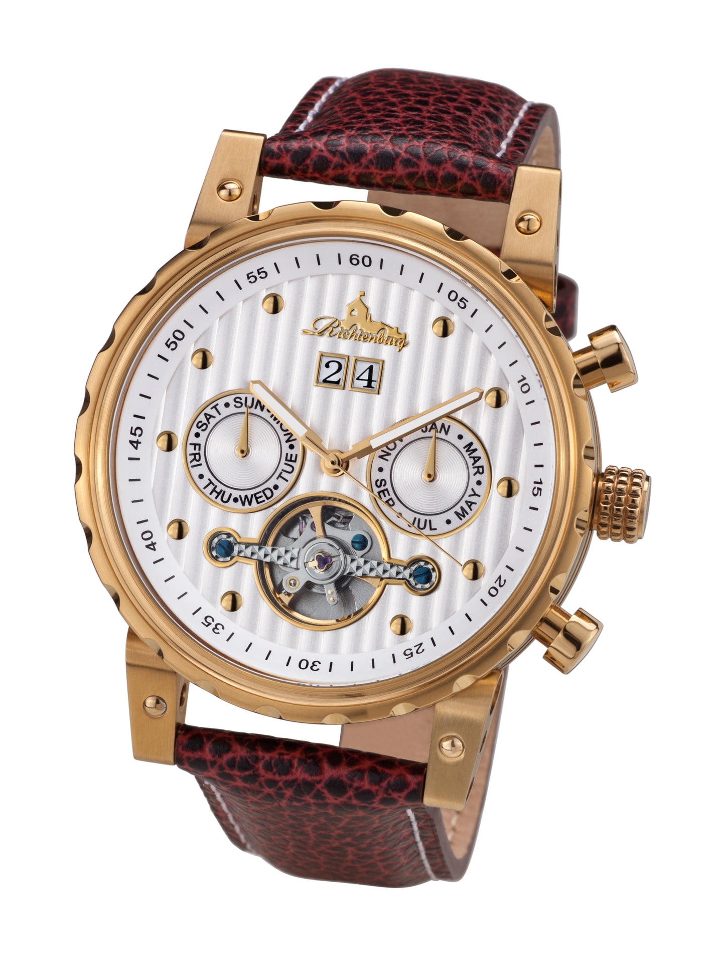 Automatic watches — Newport — Richtenburg — gold IP white