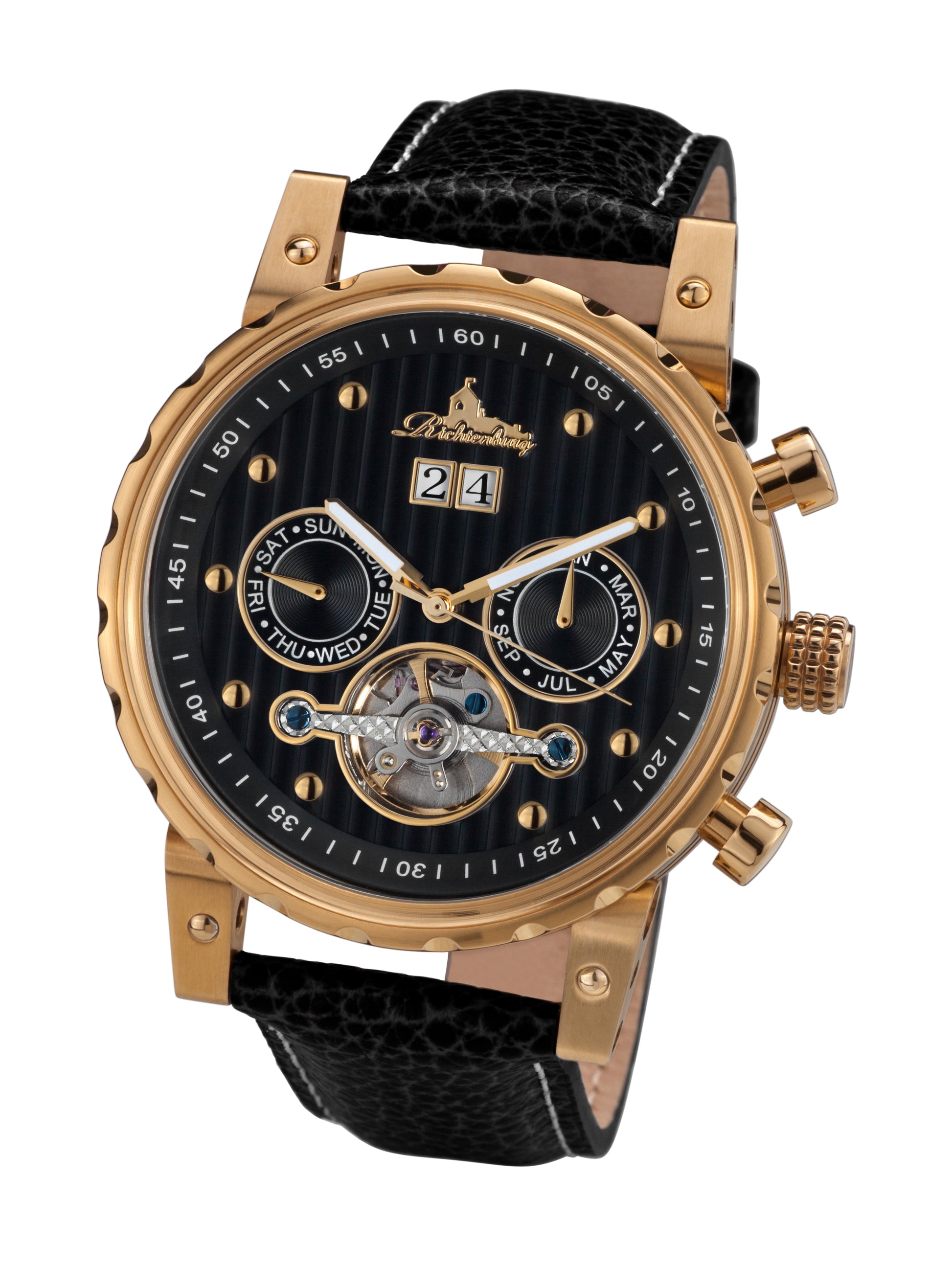Automatic watches — Newport — Richtenburg — gold IP black