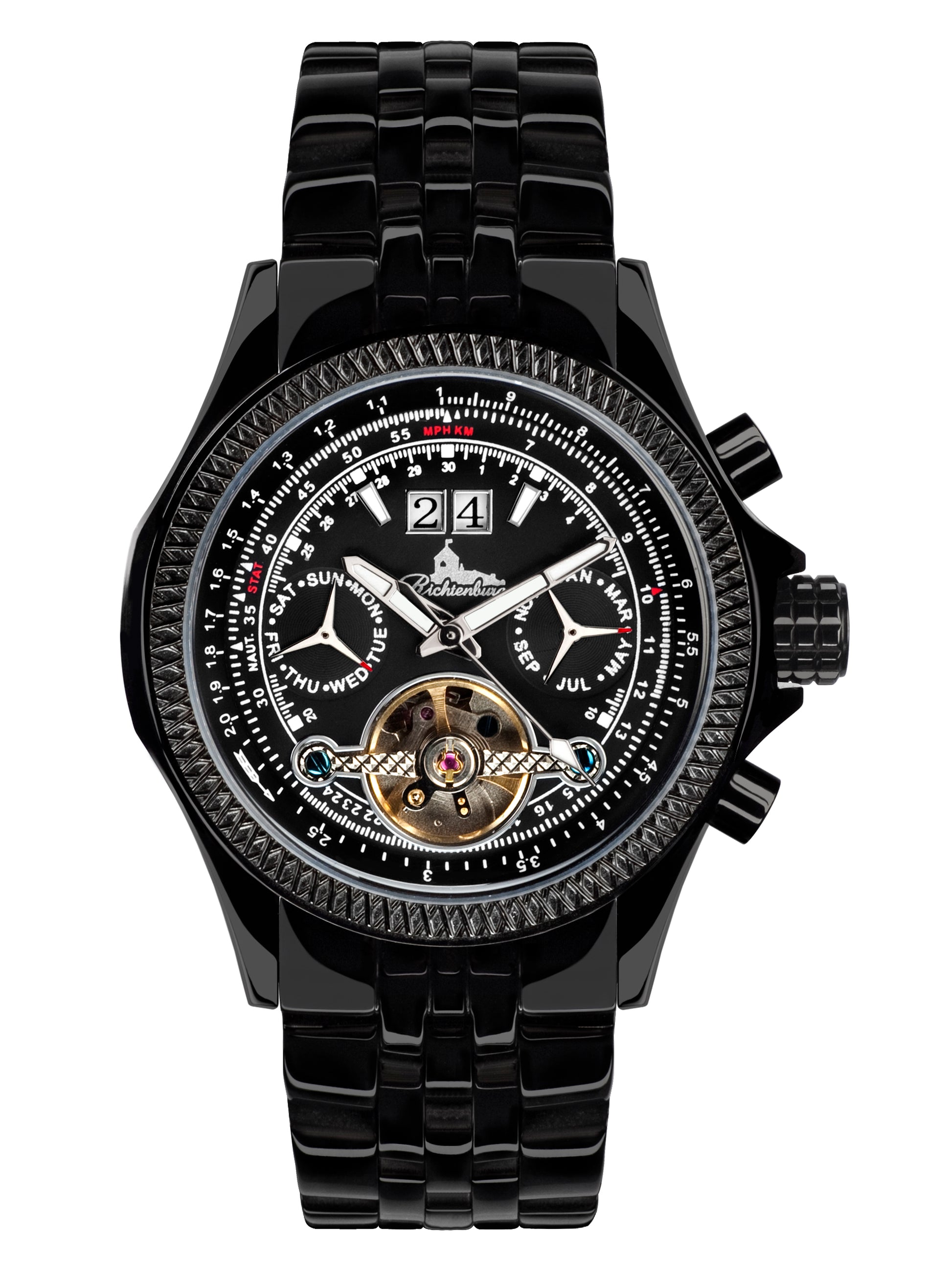 Automatic watches — Torero — Richtenburg — black IP black