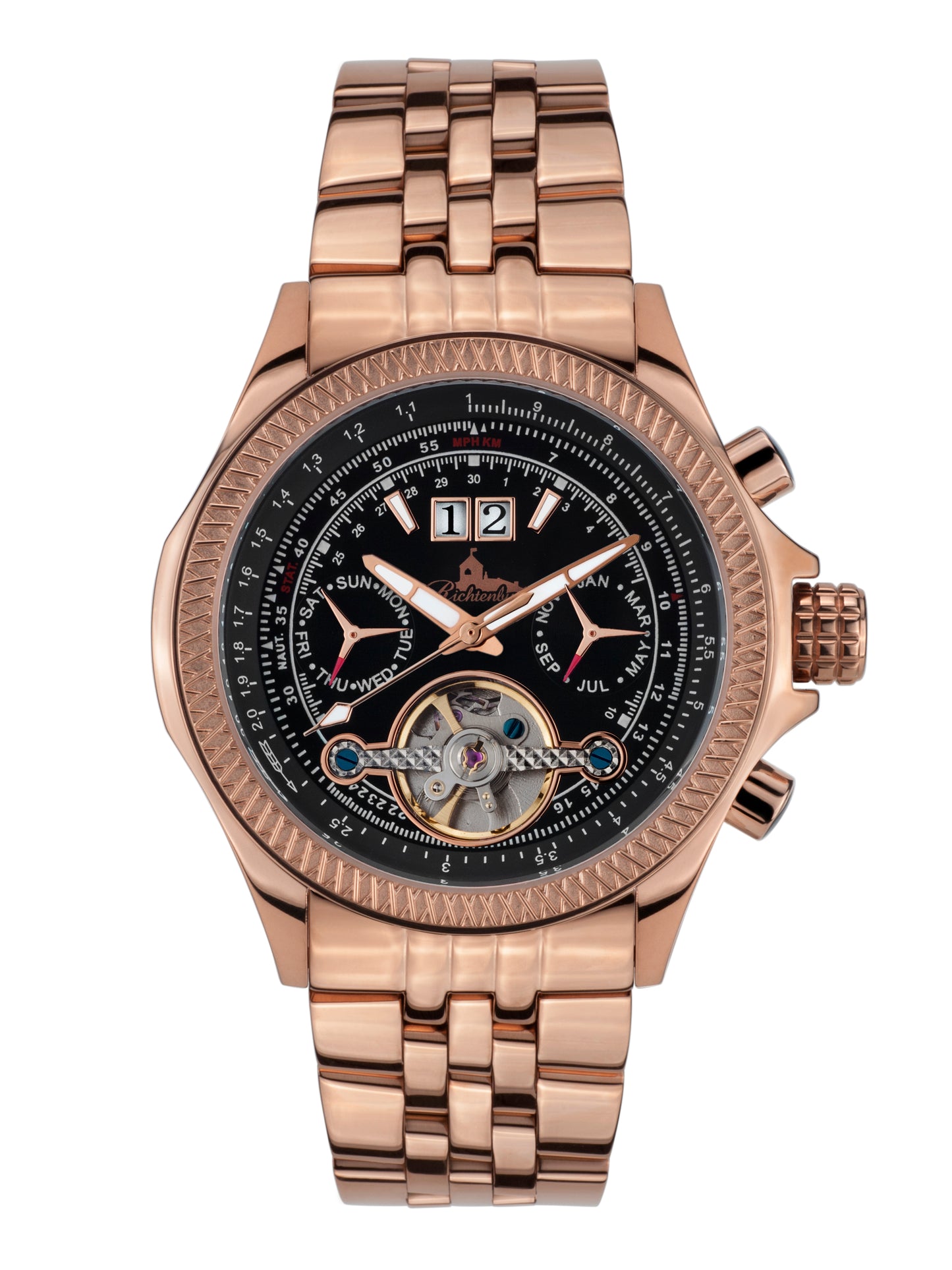 Automatic watches — Torero — Richtenburg — rosegold IP black
