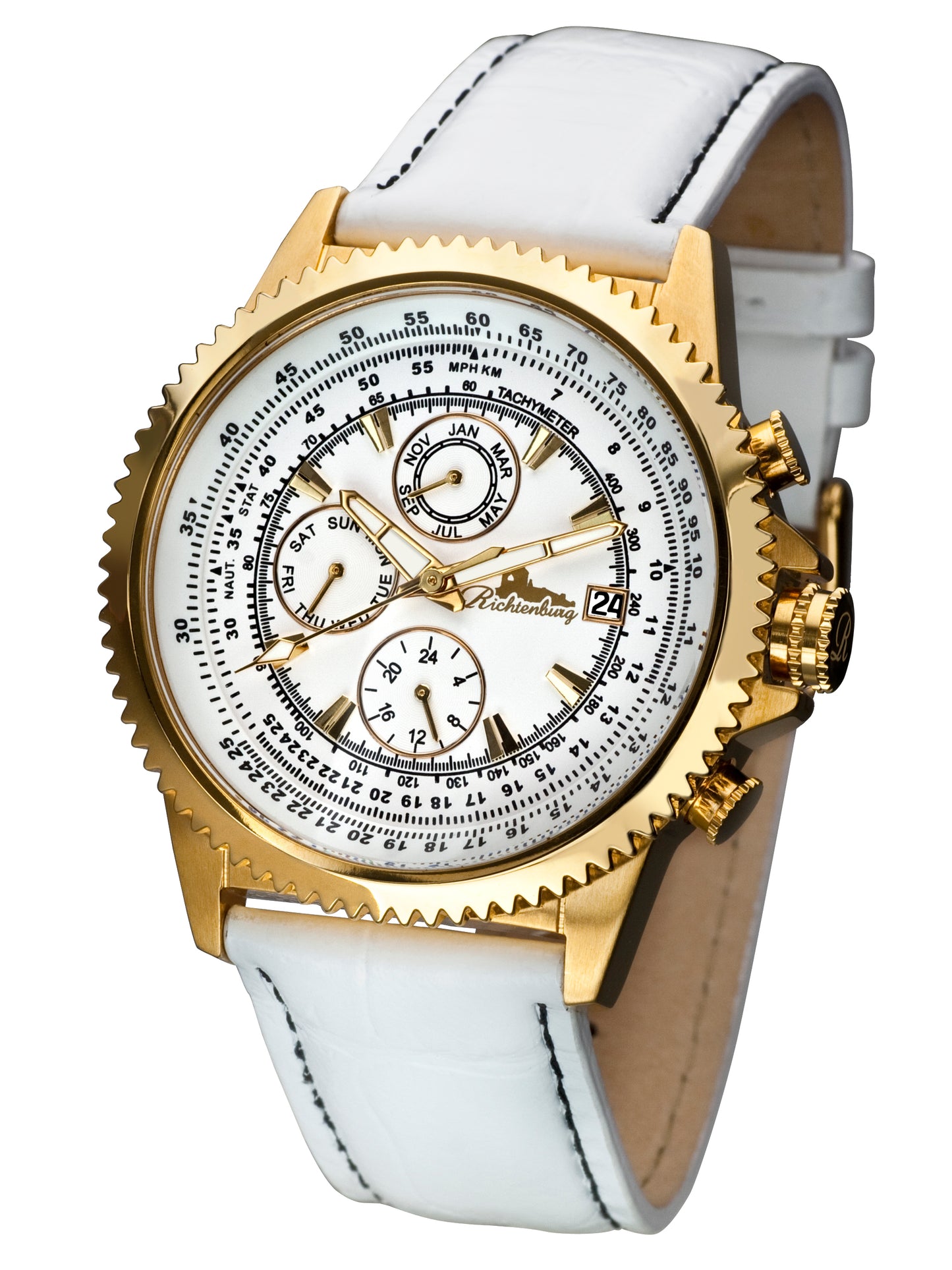 Automatic watches — Panama — Richtenburg — white gold IP