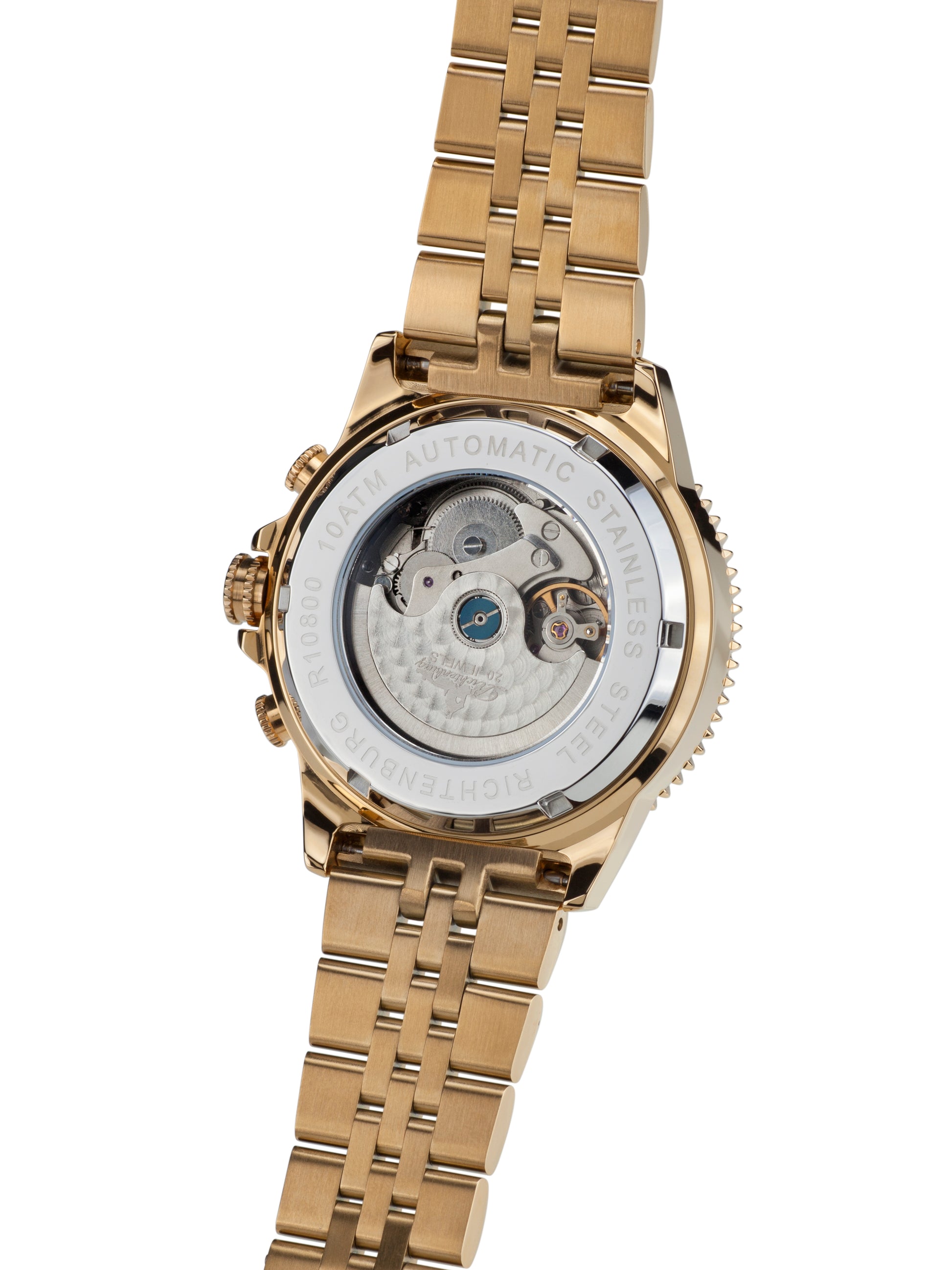 Automatic watches — Panama — Richtenburg — gold IP black steel