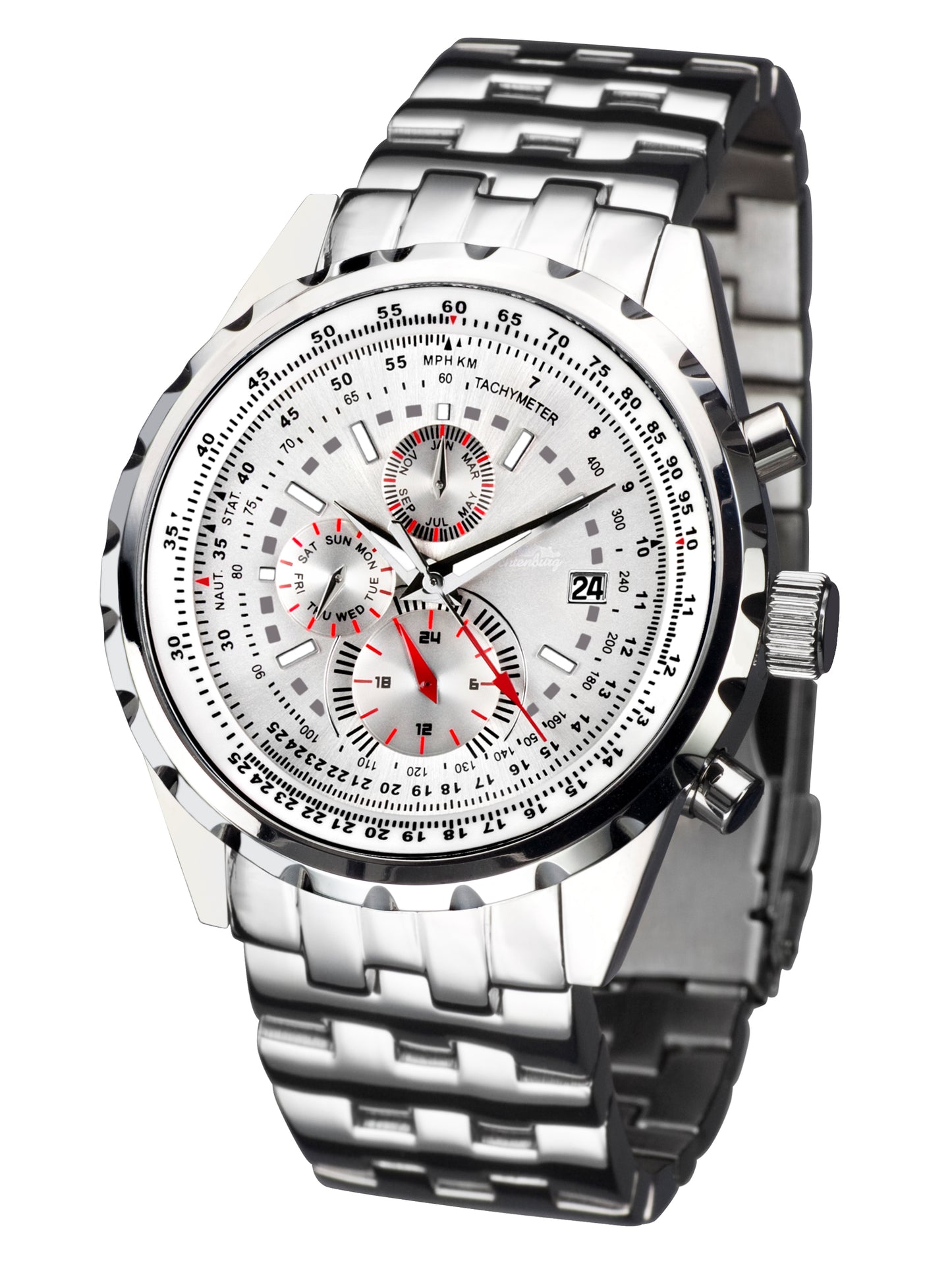 Automatic watches — Stahlfighter — Richtenburg — silver