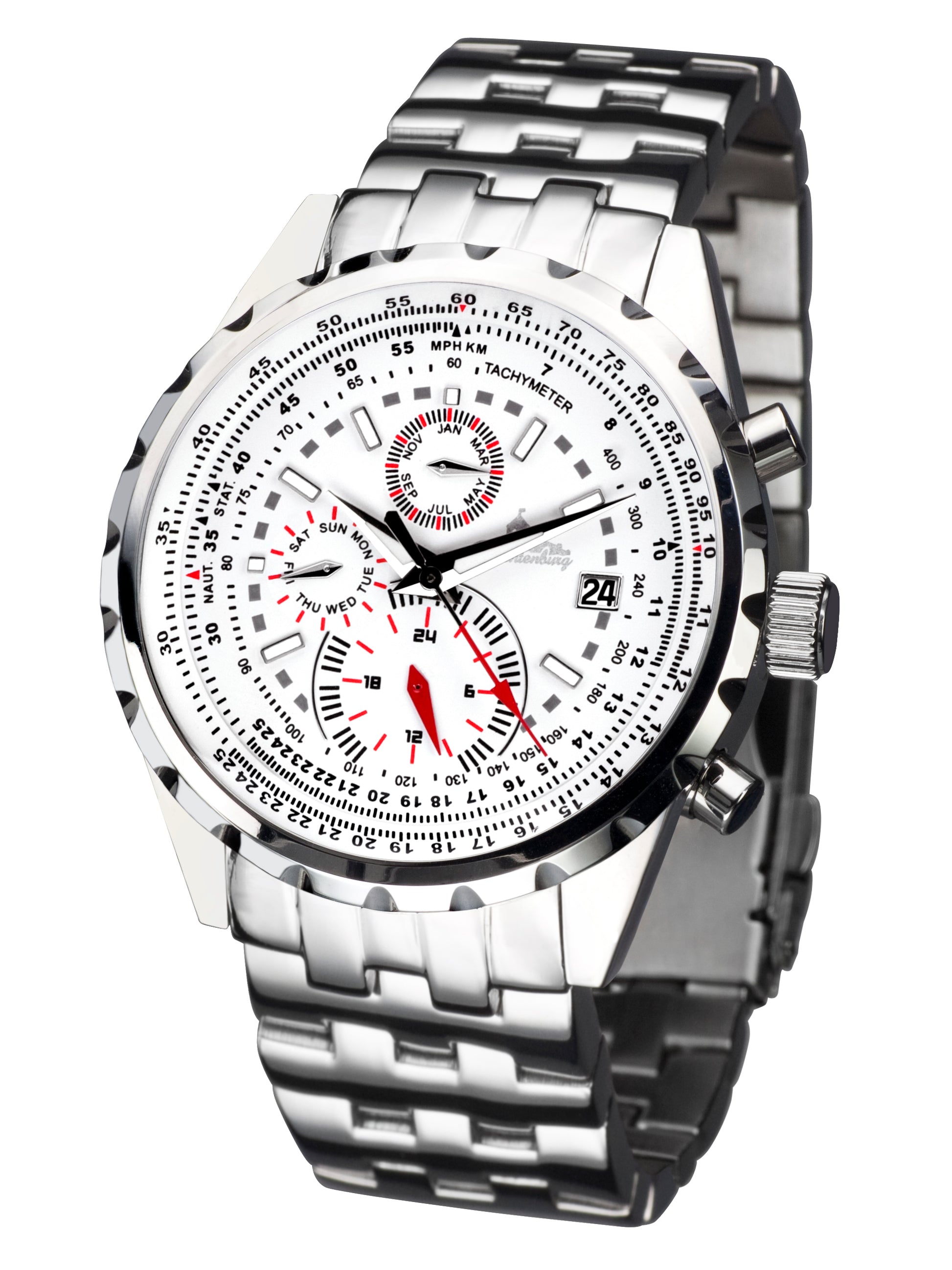 Automatic watches — Stahlfighter — Richtenburg — white