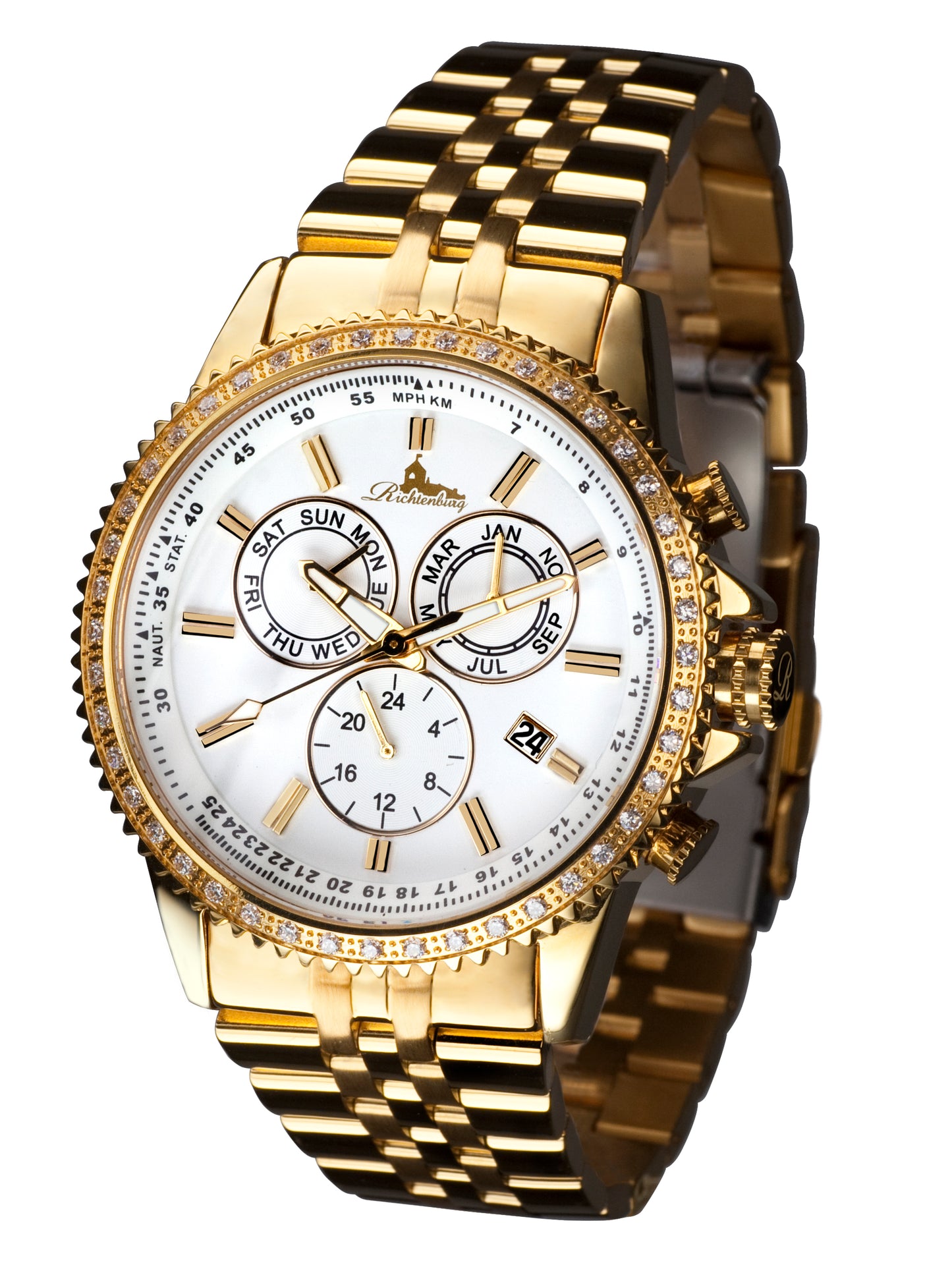 Automatic watches — Cassiopeia — Richtenburg — gold IP white