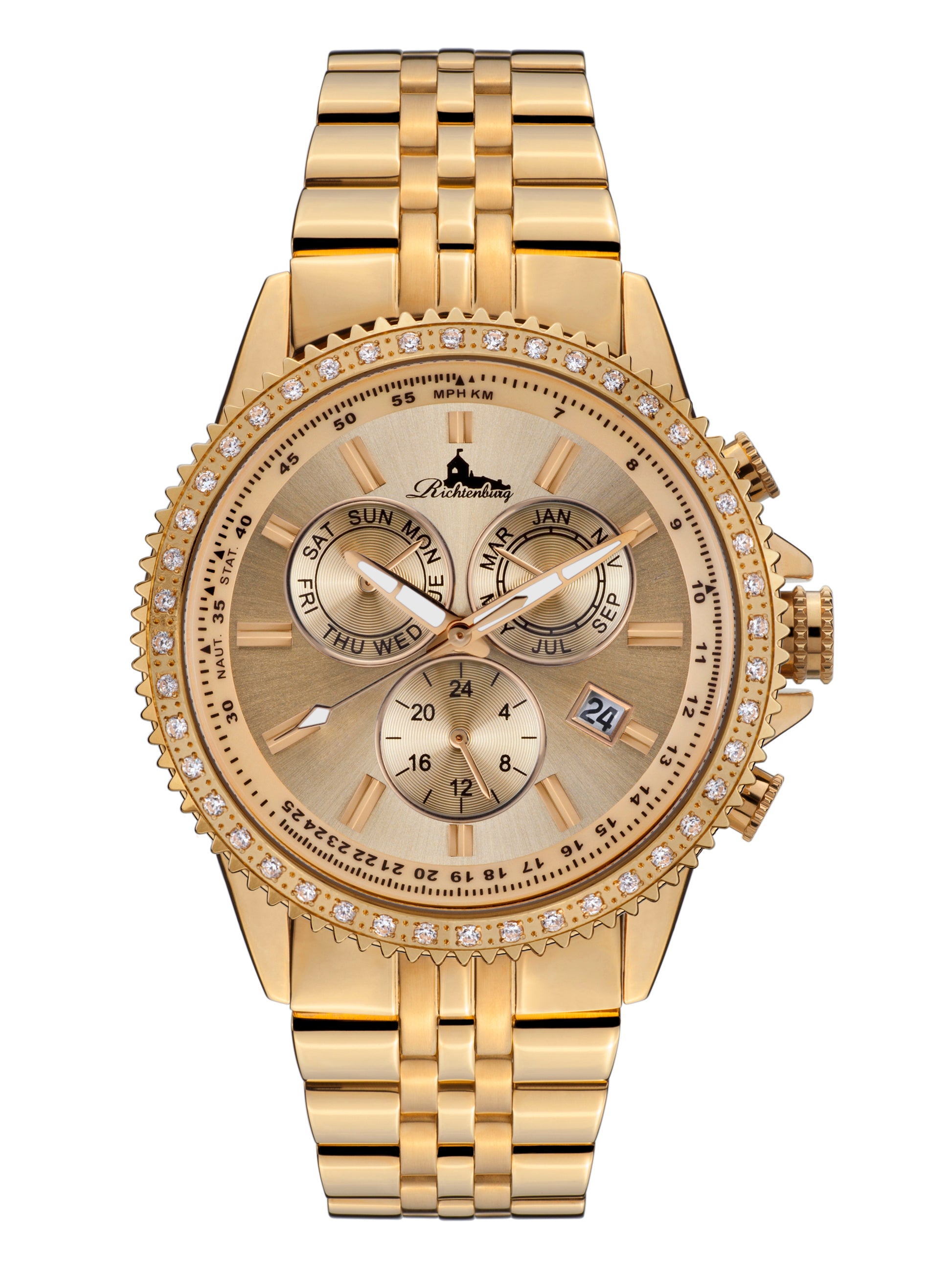Automatic watches — Cassiopeia — Richtenburg — gold IP gold