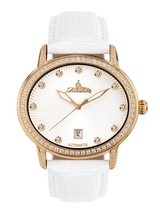 Automatic watches — Dorothea — Richtenburg — gold IP silver white