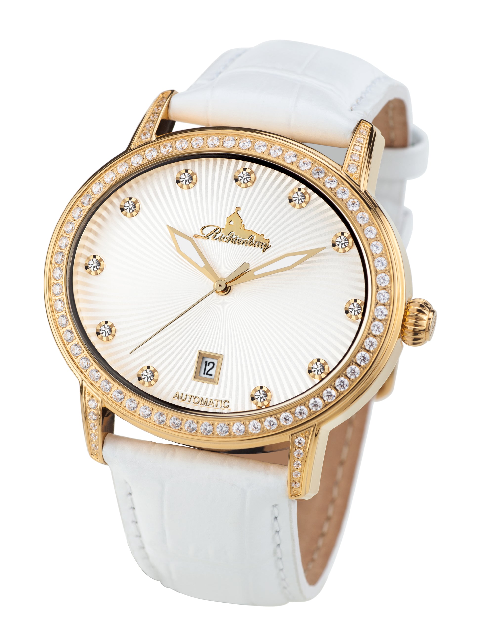 Automatic watches — Dorothea — Richtenburg — gold IP silver white