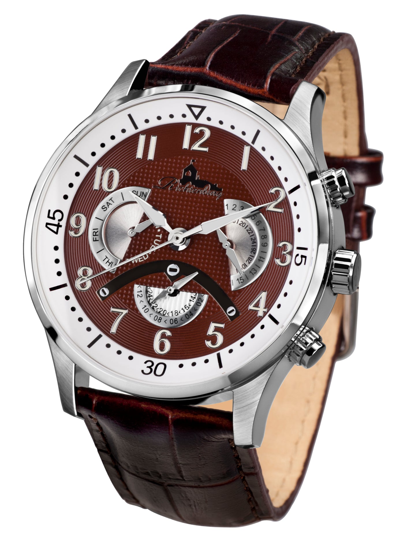 Automatic watches — Apia — Richtenburg — leather brown