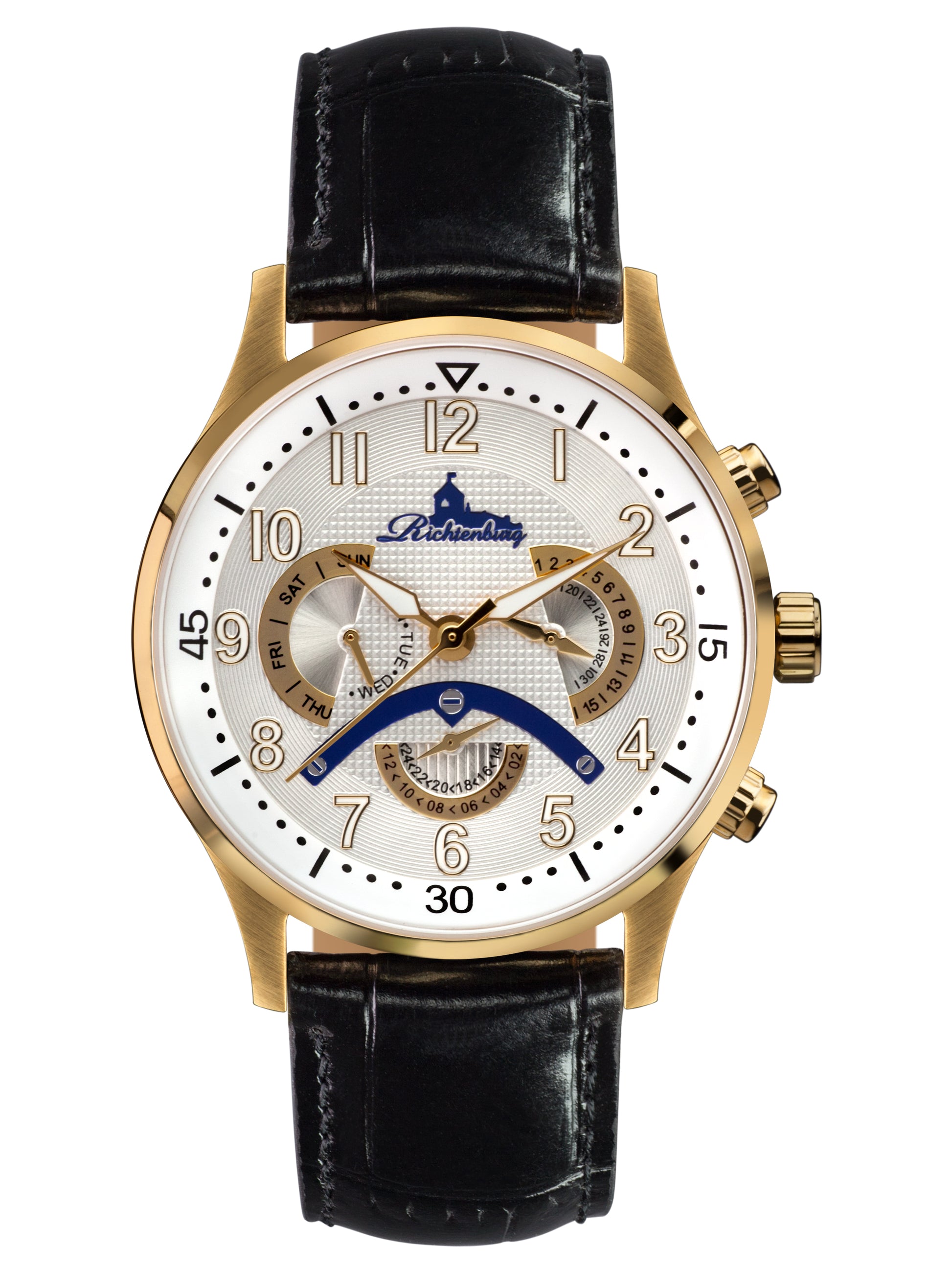 Automatic watches — Apia — Richtenburg — gold IP leather