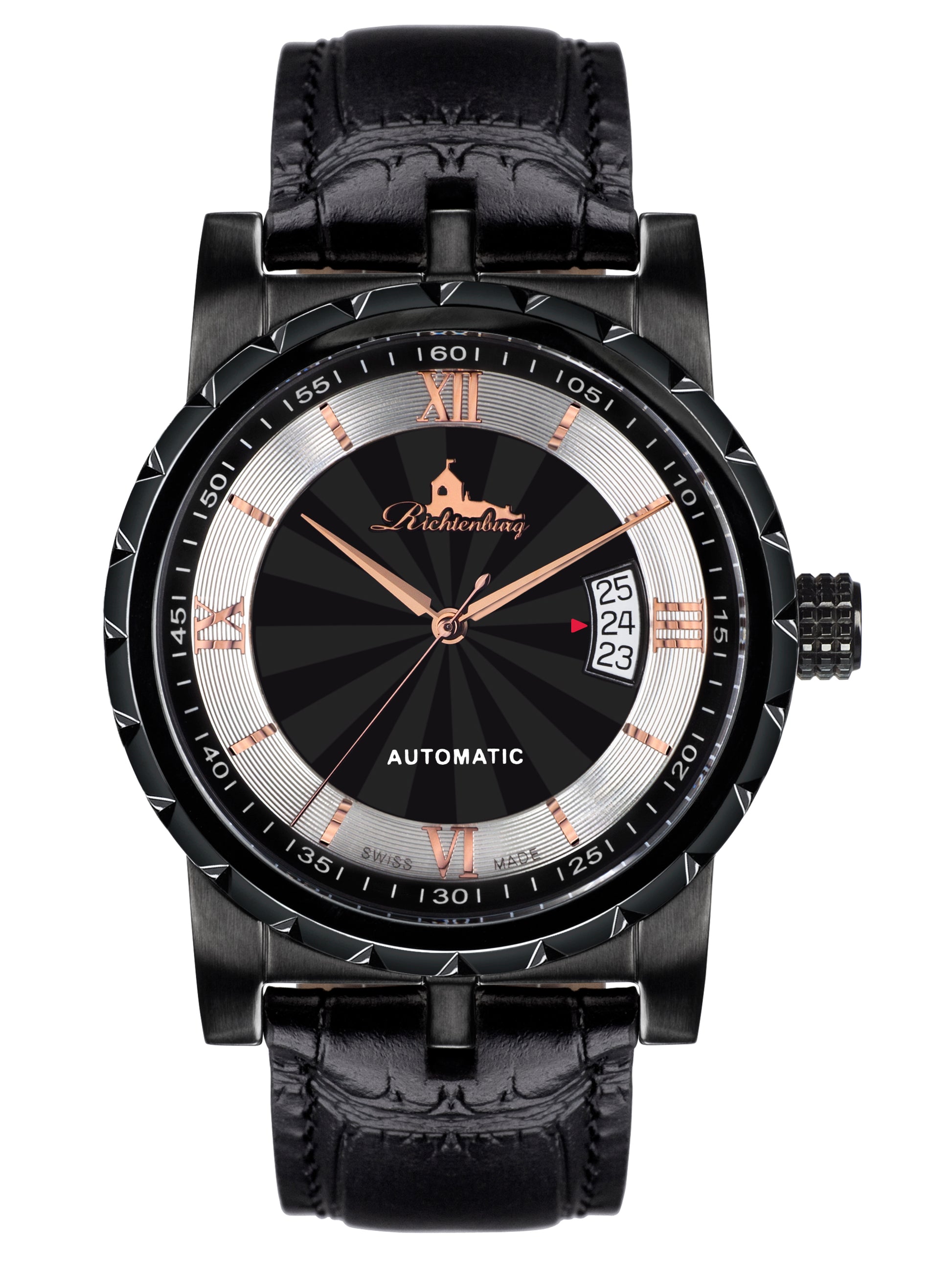 Automatic watches — Lugano — Richtenburg — black IP