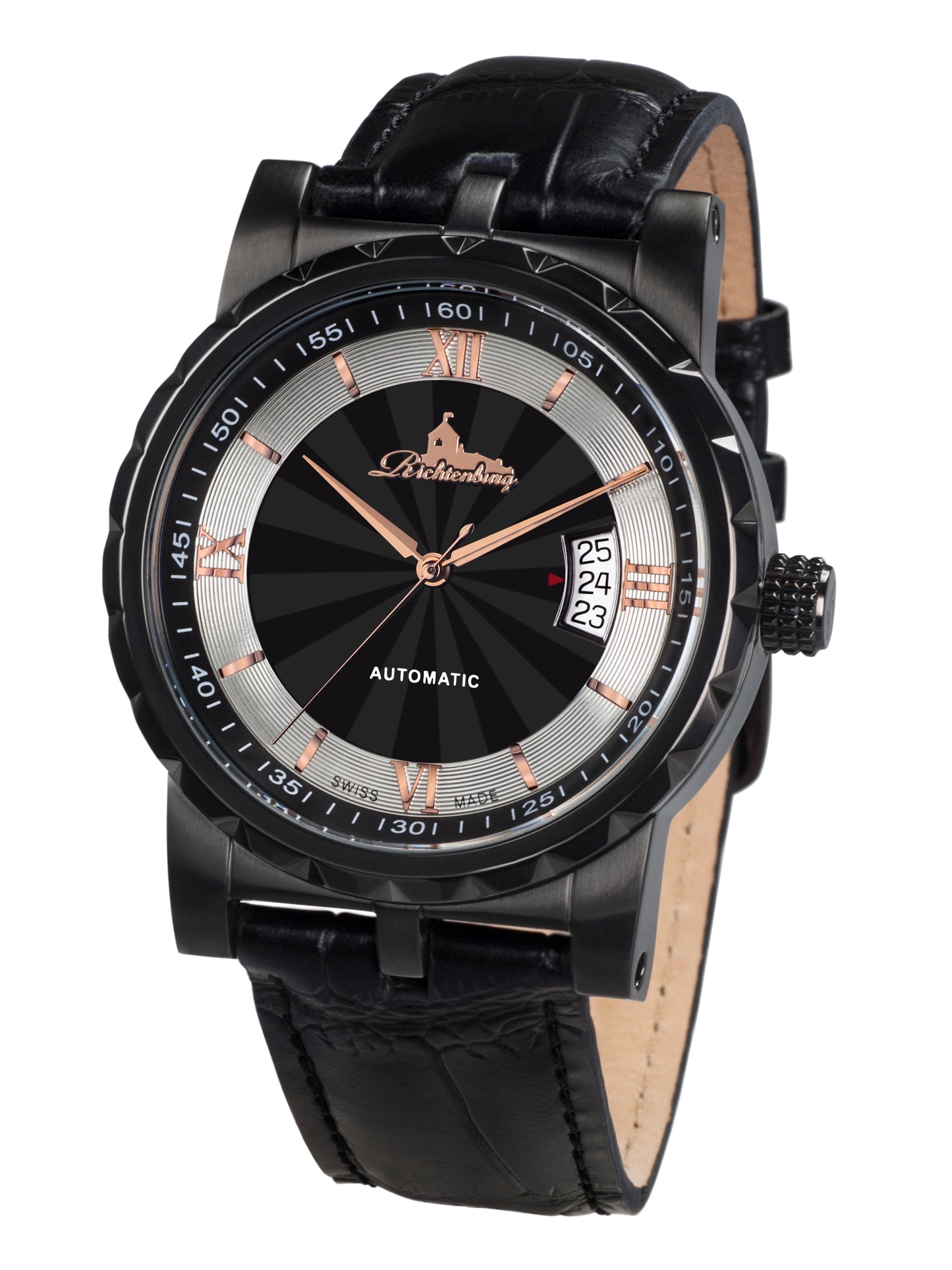 Automatic watches — Lugano — Richtenburg — black IP