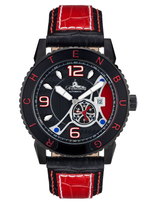Automatic watches — Jakarta — Richtenburg — black IP red