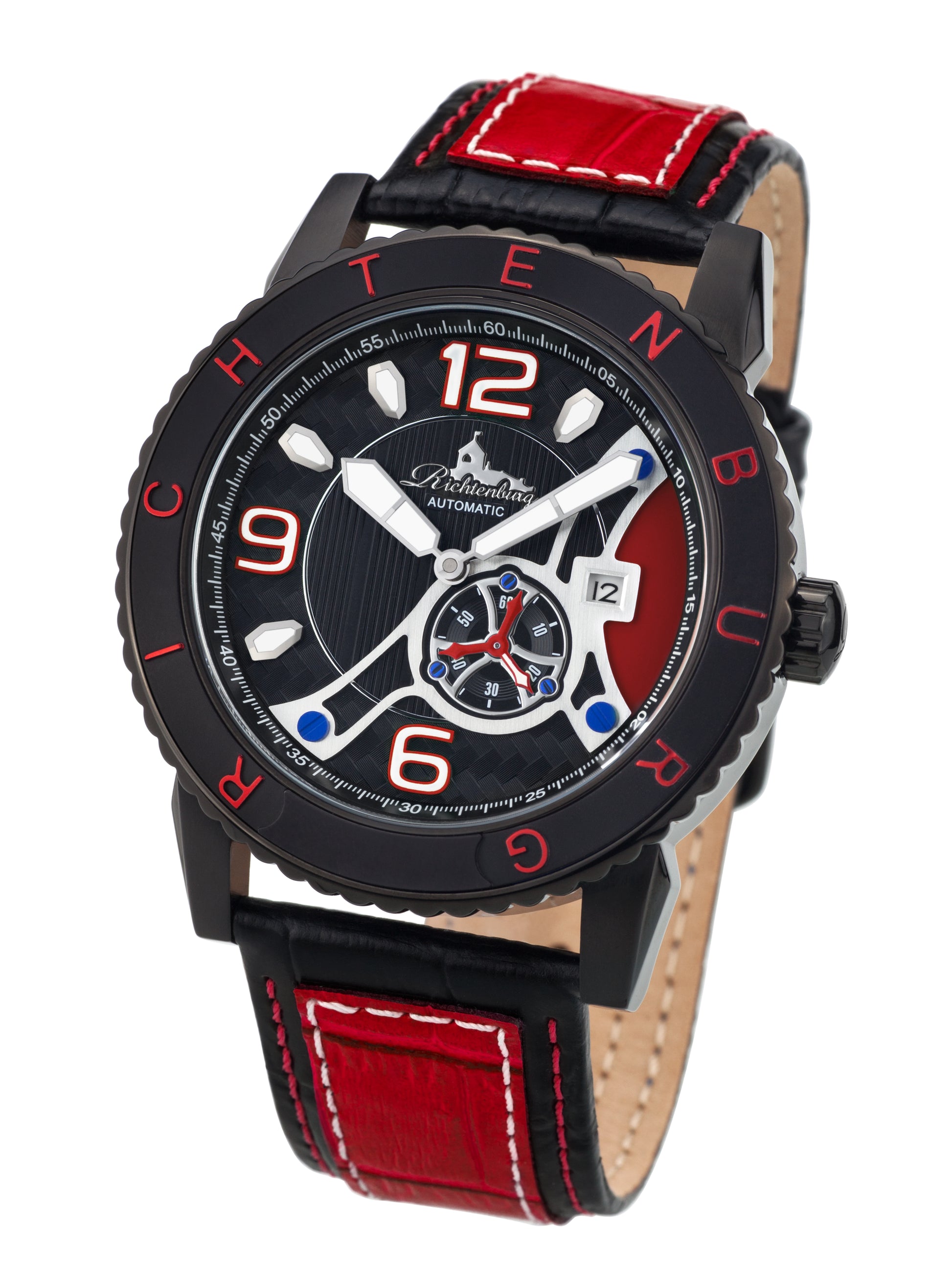 Automatic watches — Jakarta — Richtenburg — black IP red